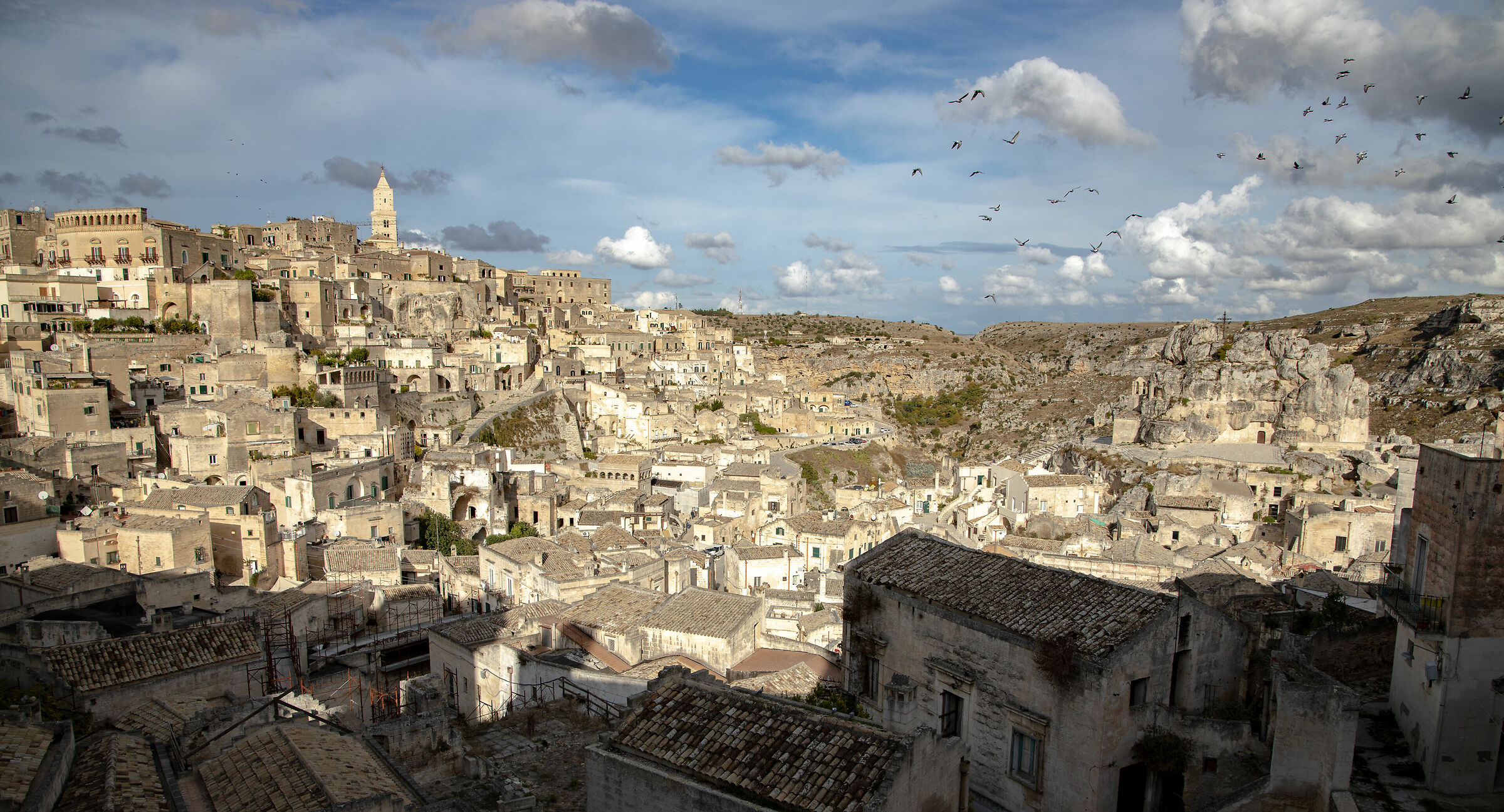 Matera in volo