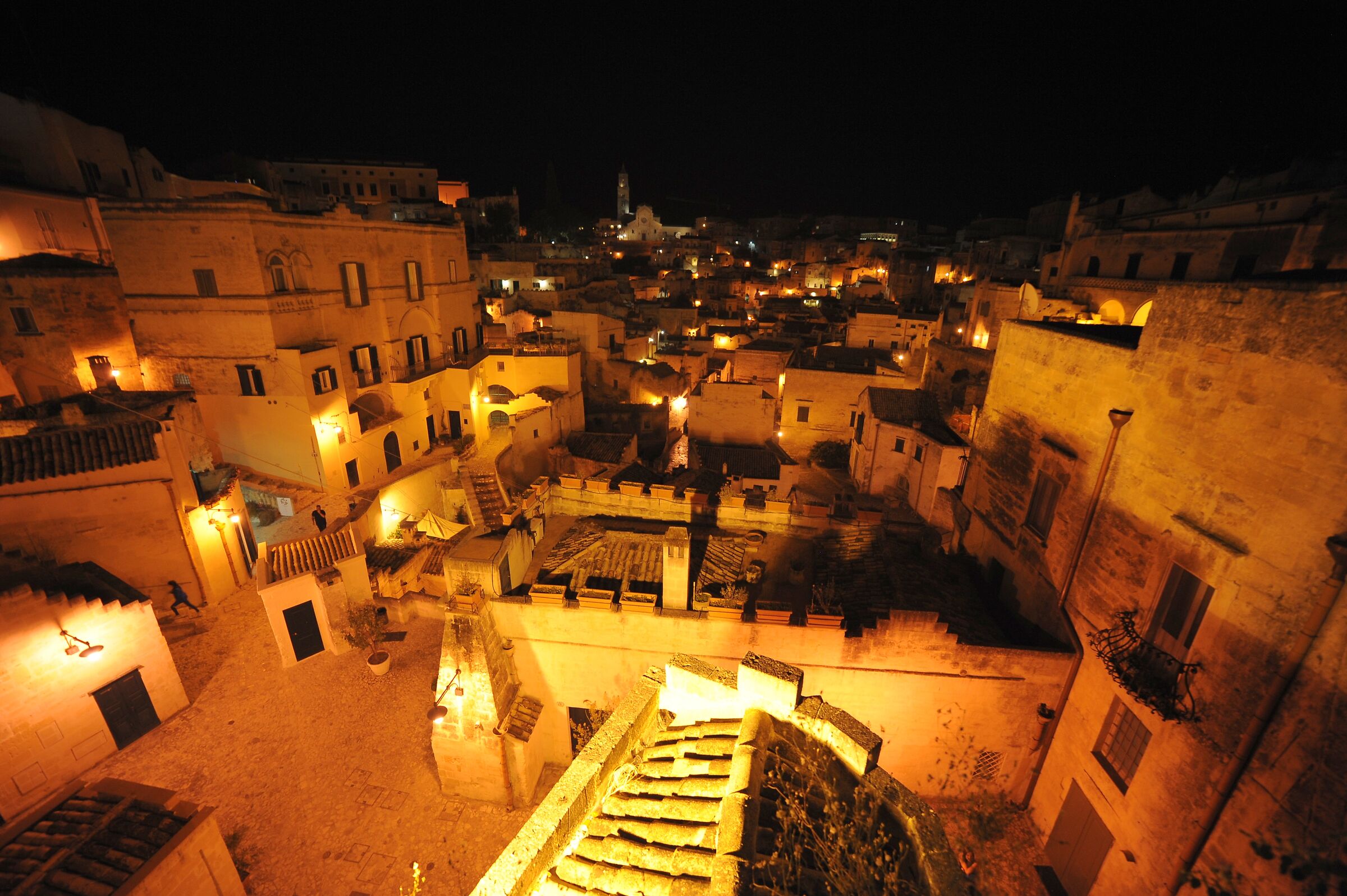 Matera at night