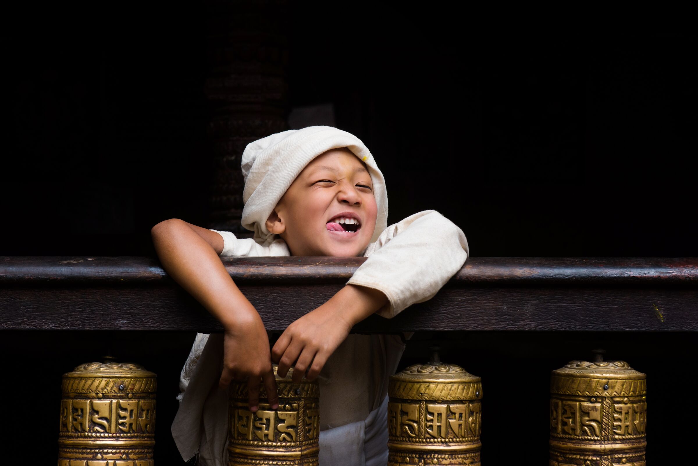 Young Monk at the Golden Temple
