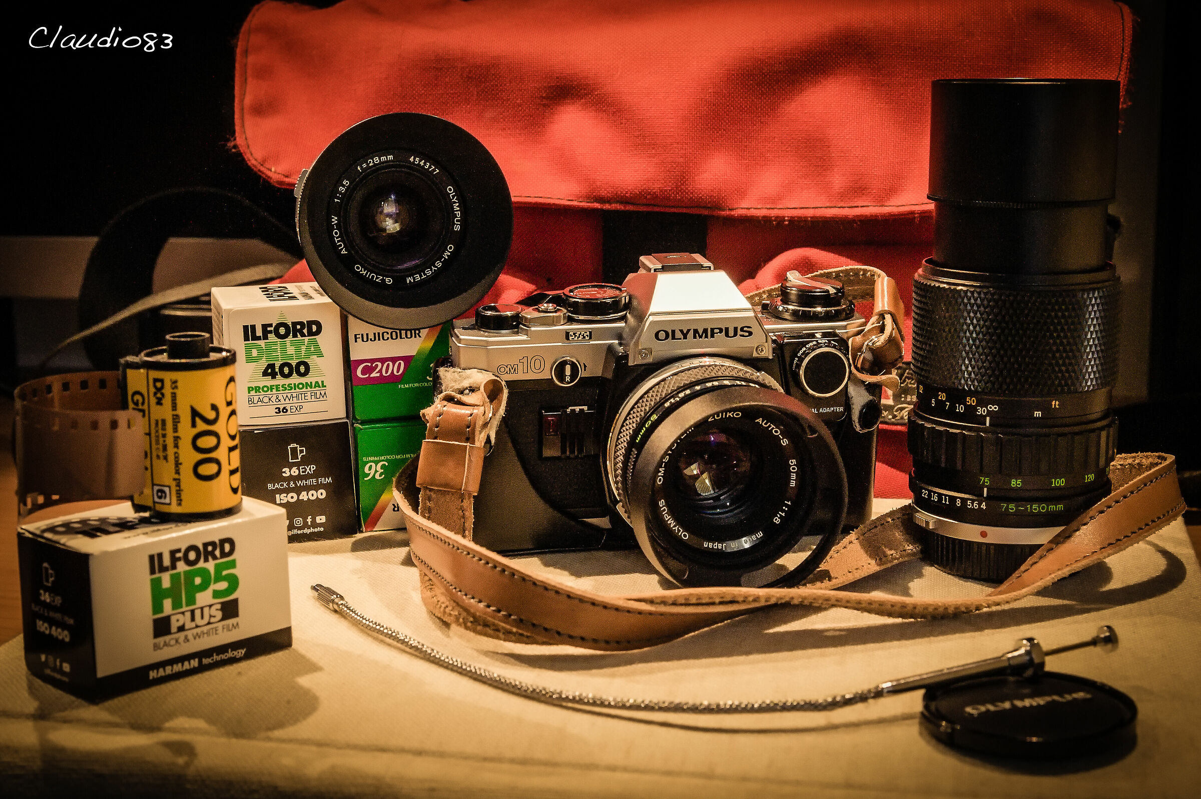 My analog Olympus kit...