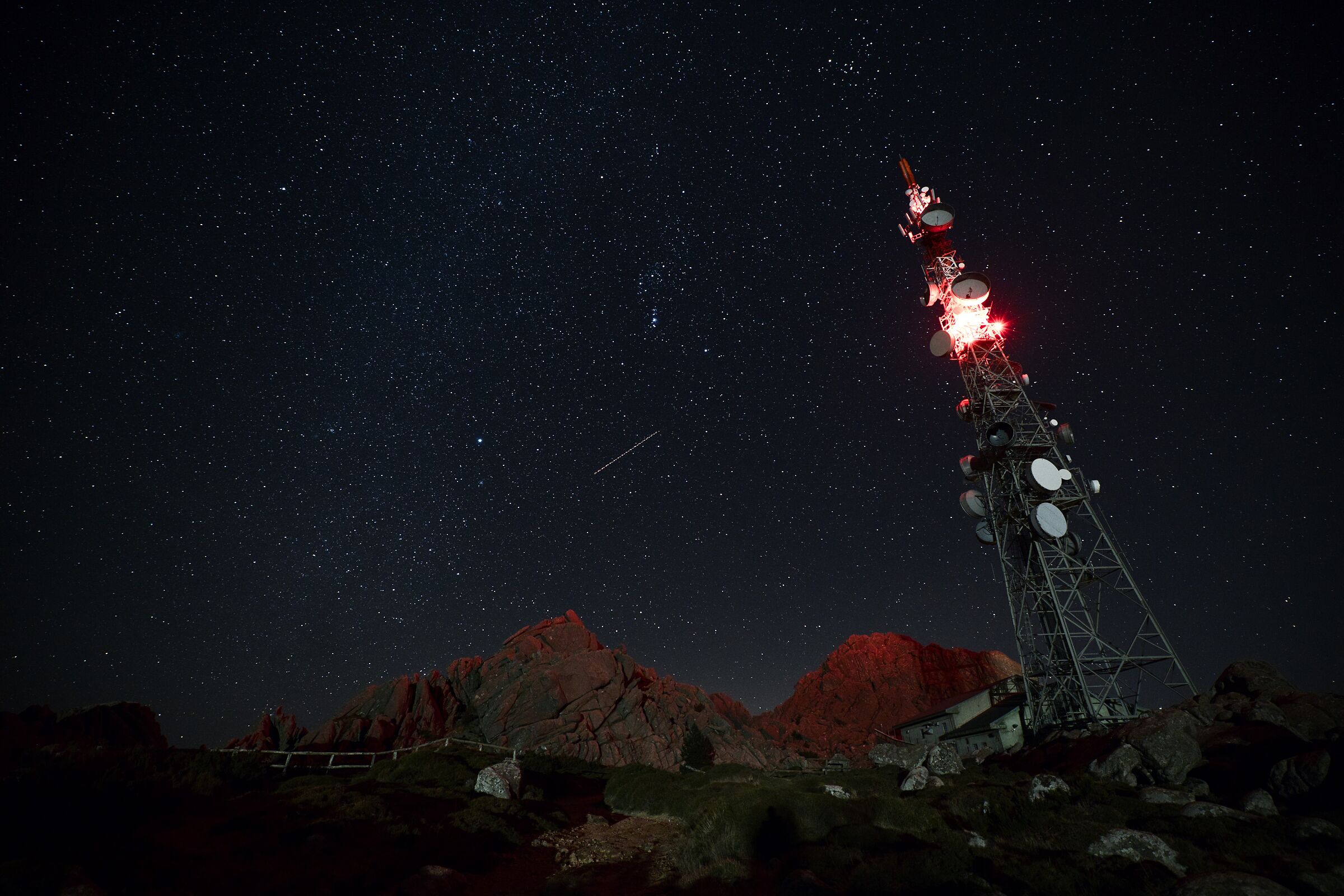 Stelle sul monte Limbara