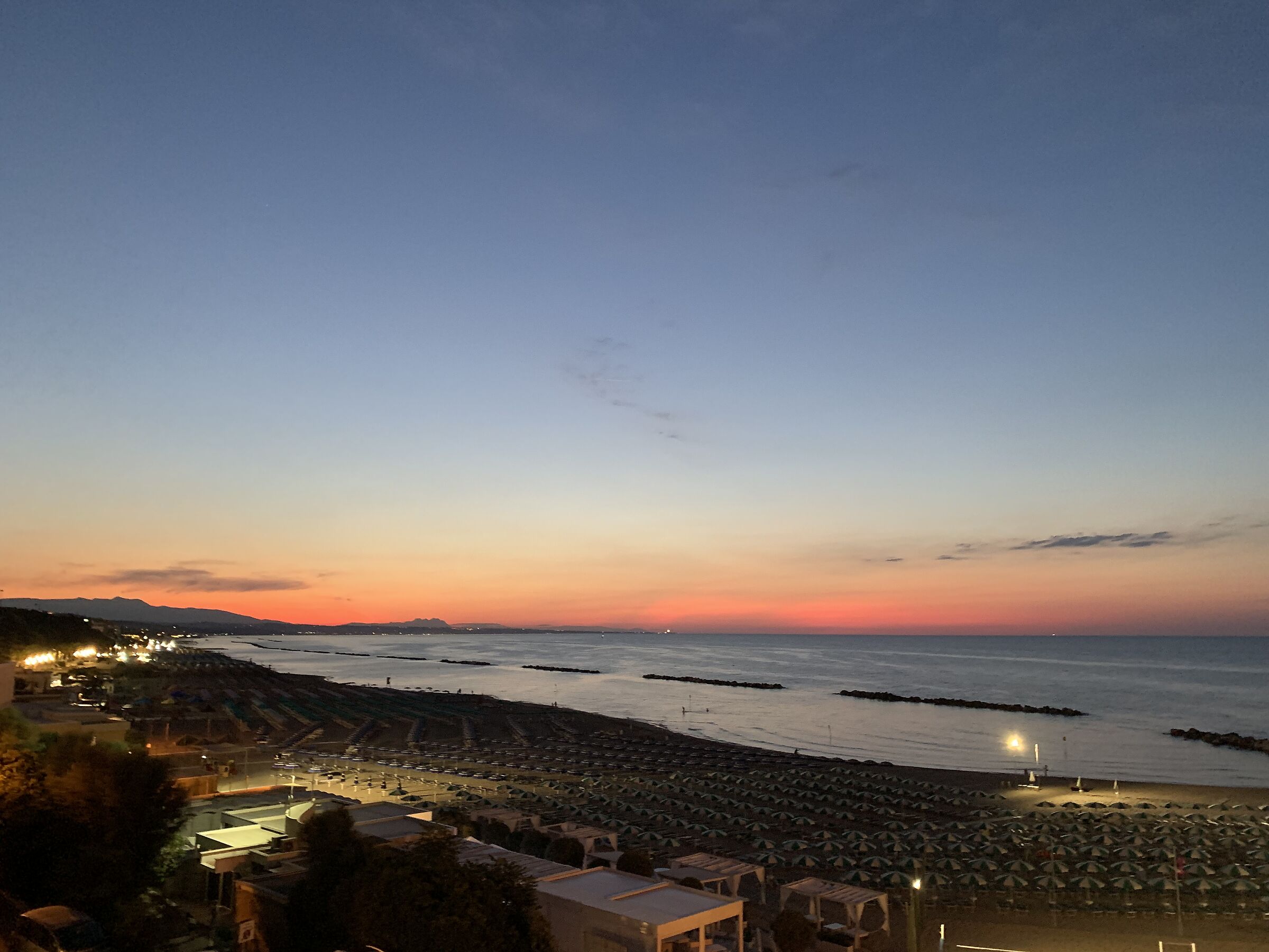 Sunset in Termoli