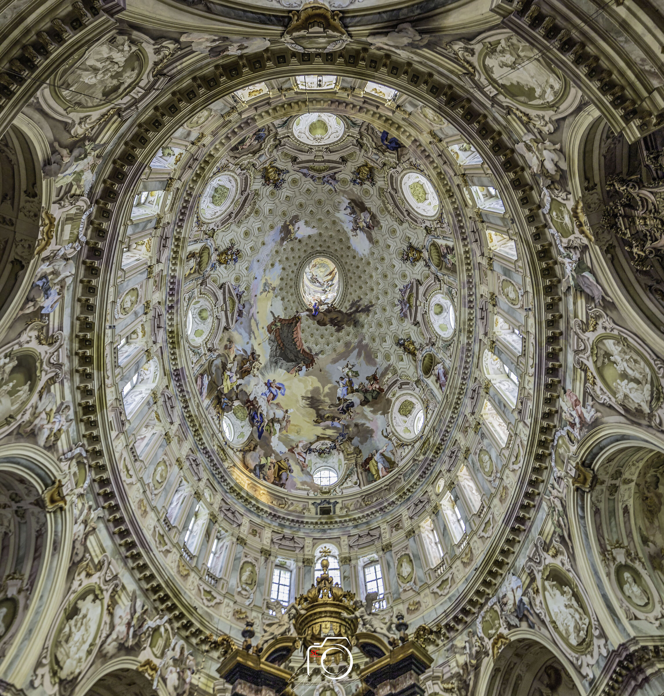 Vicoforte Sanctuary elliptical dome