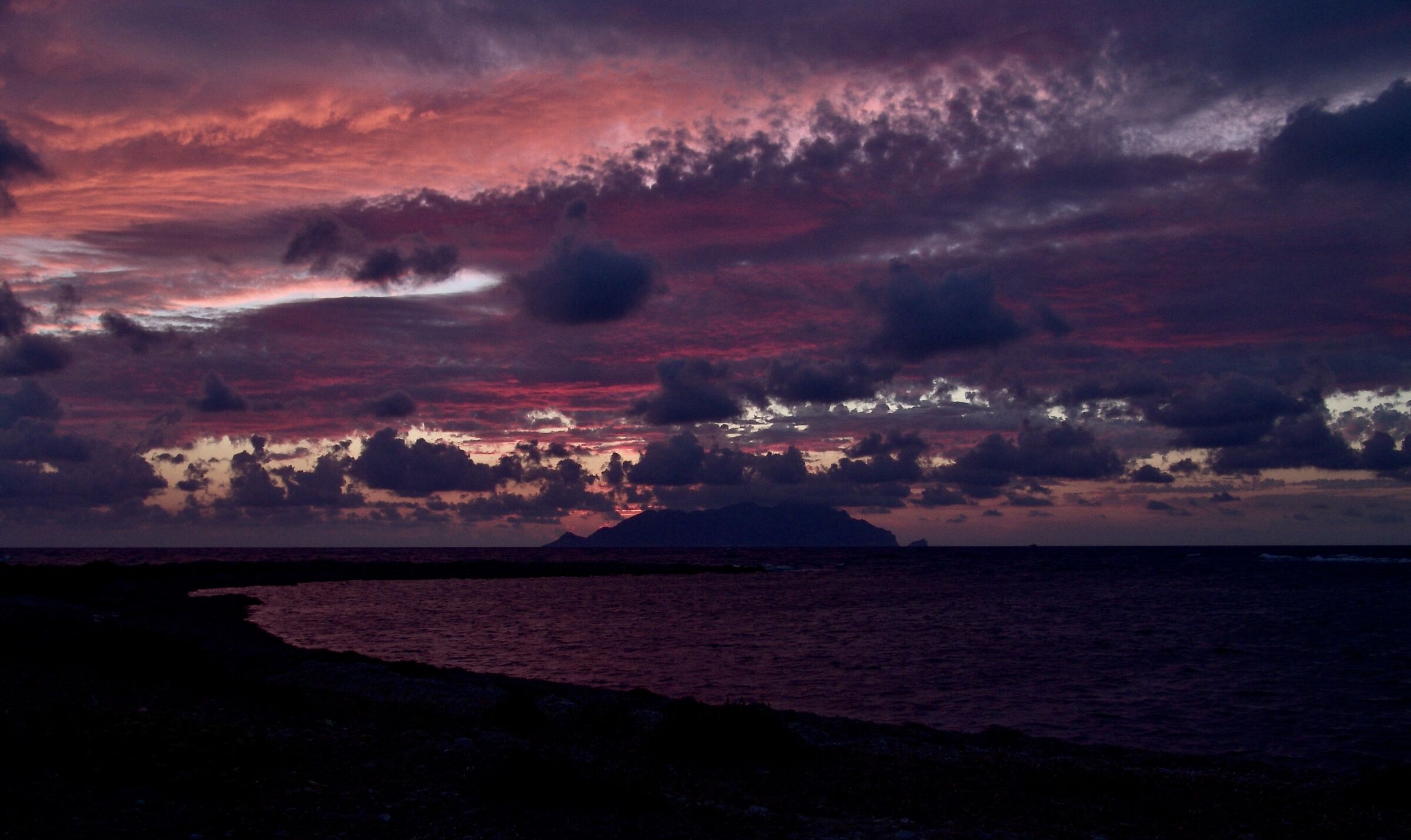 Sunset in Favignana year 2005