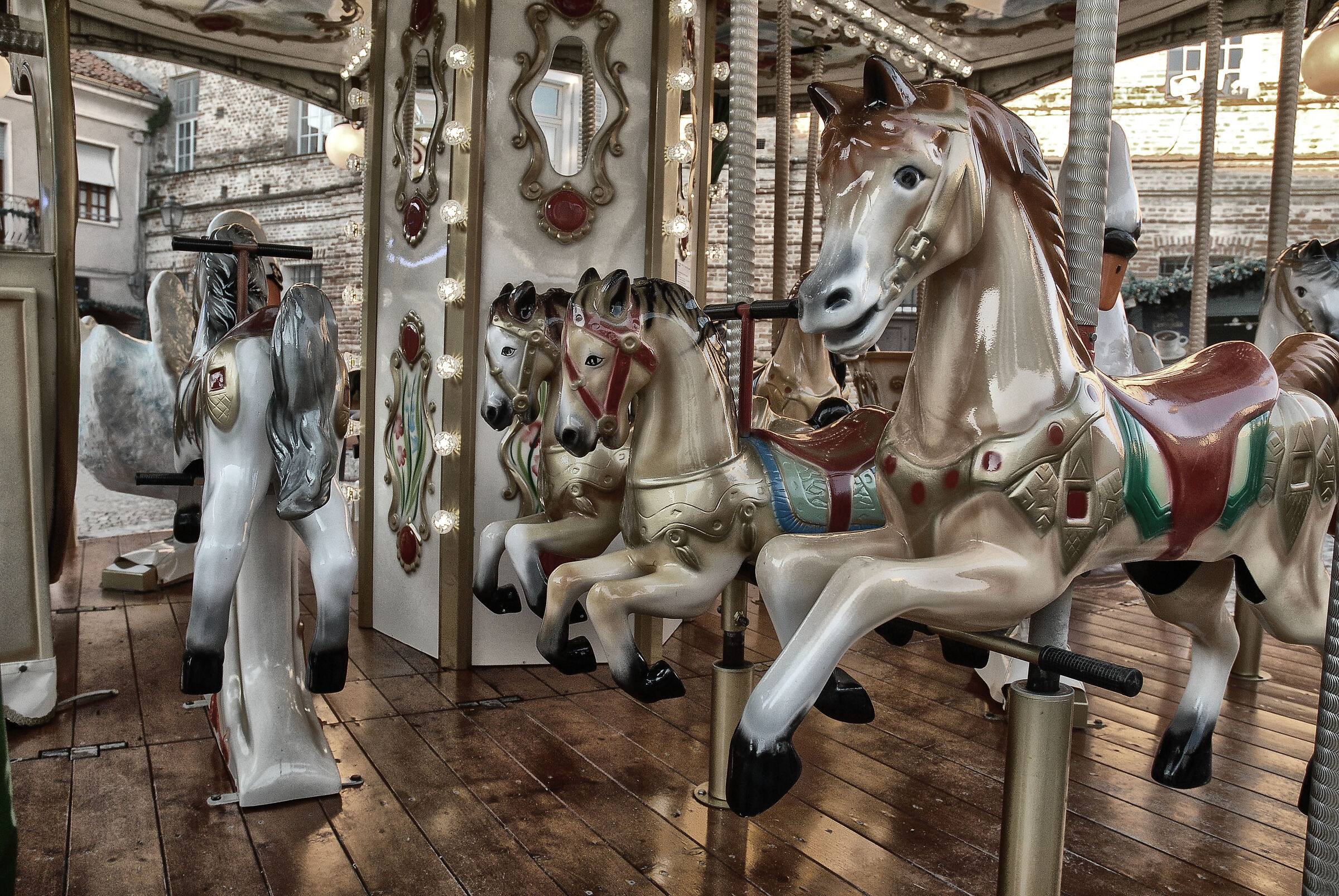 la giostra dei cavalli