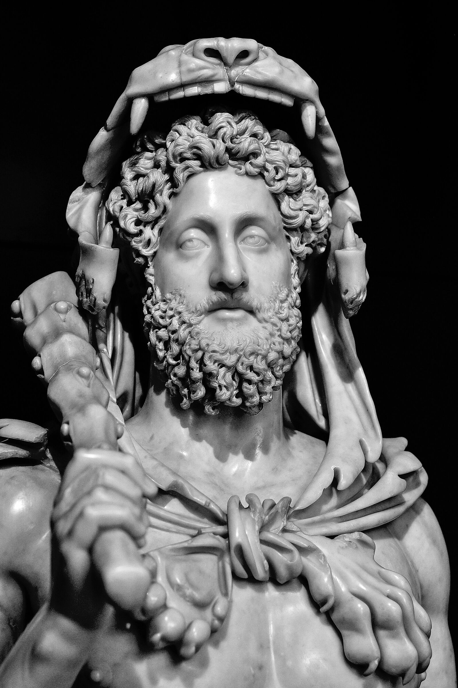 Rome Capitoline Museums-Bust of Commodus Hercules