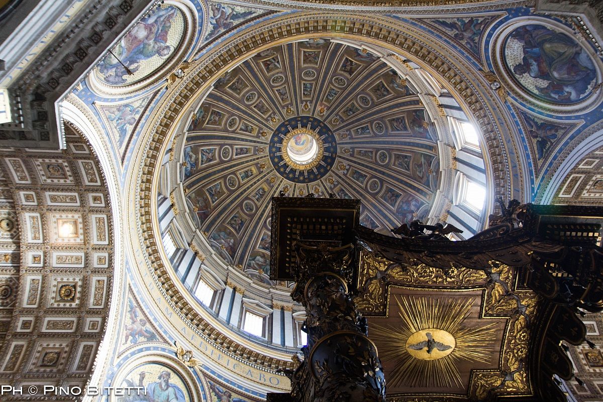 Peter-dome and spiral columns