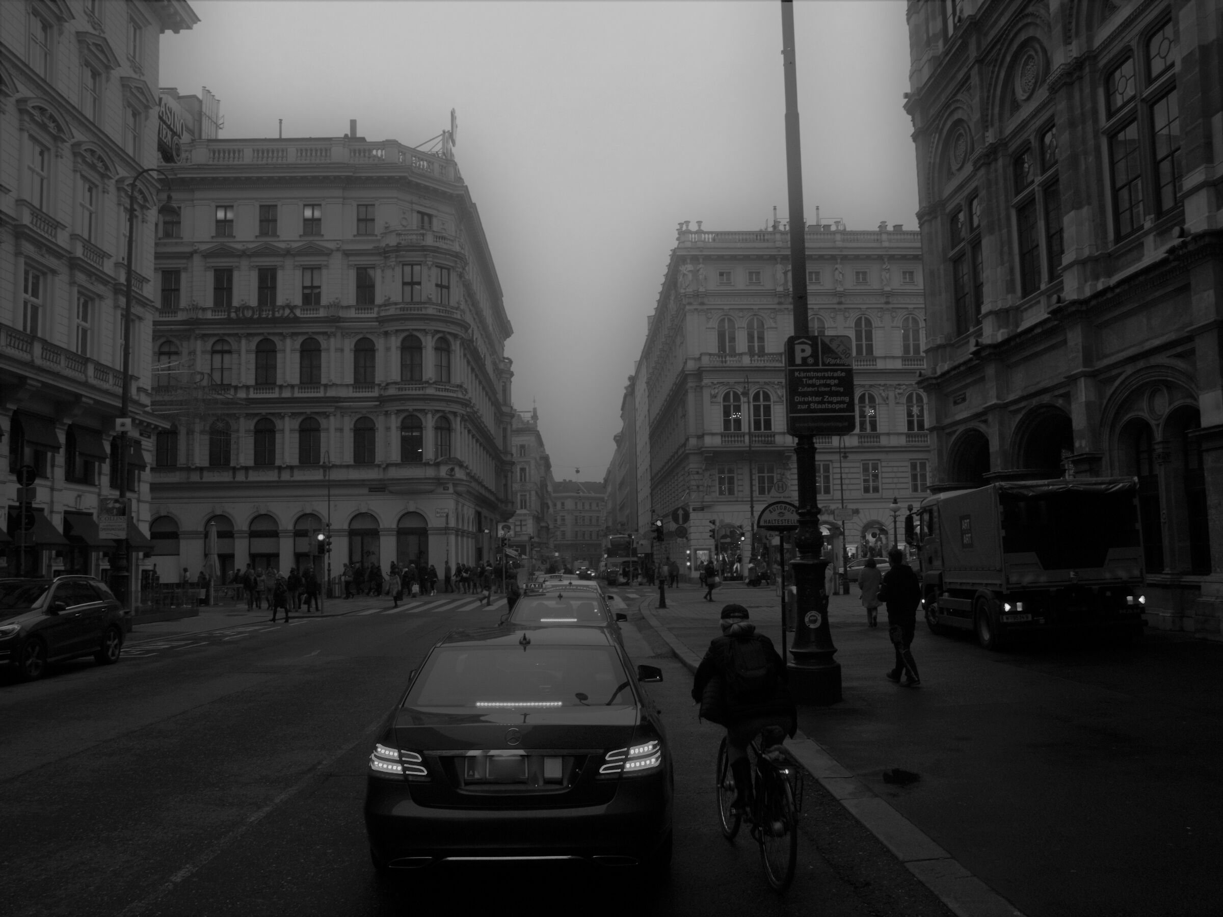 Via Vienna b&w