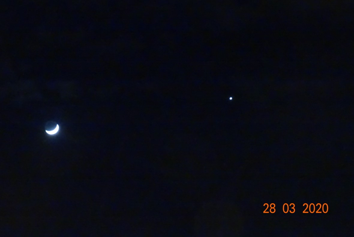 the moon and the polar star