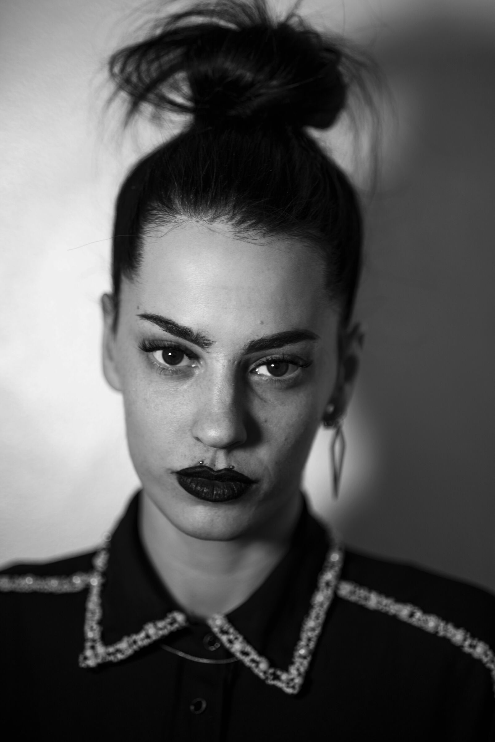 Alena in black and white