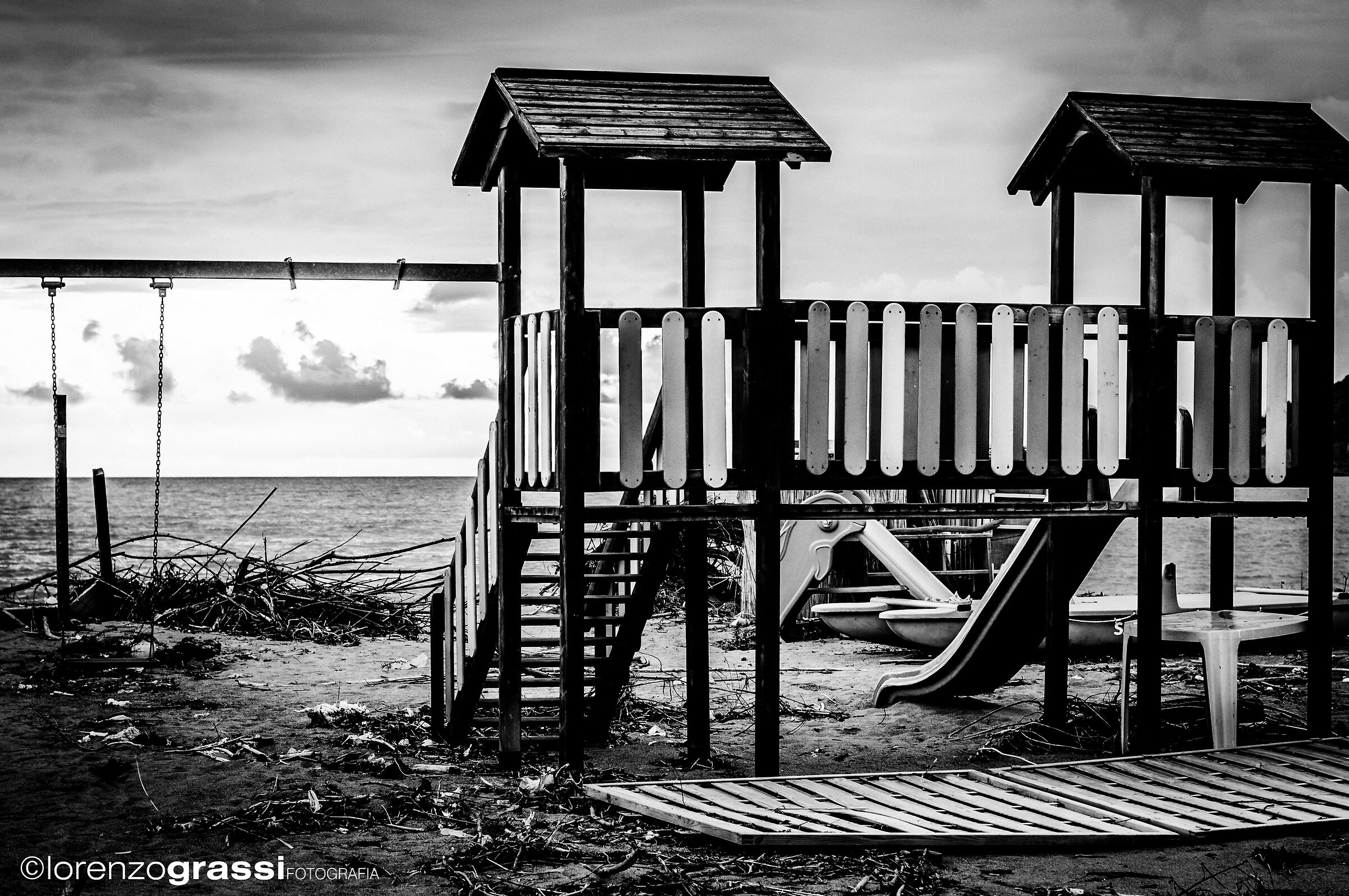La spiaggia d'inverno