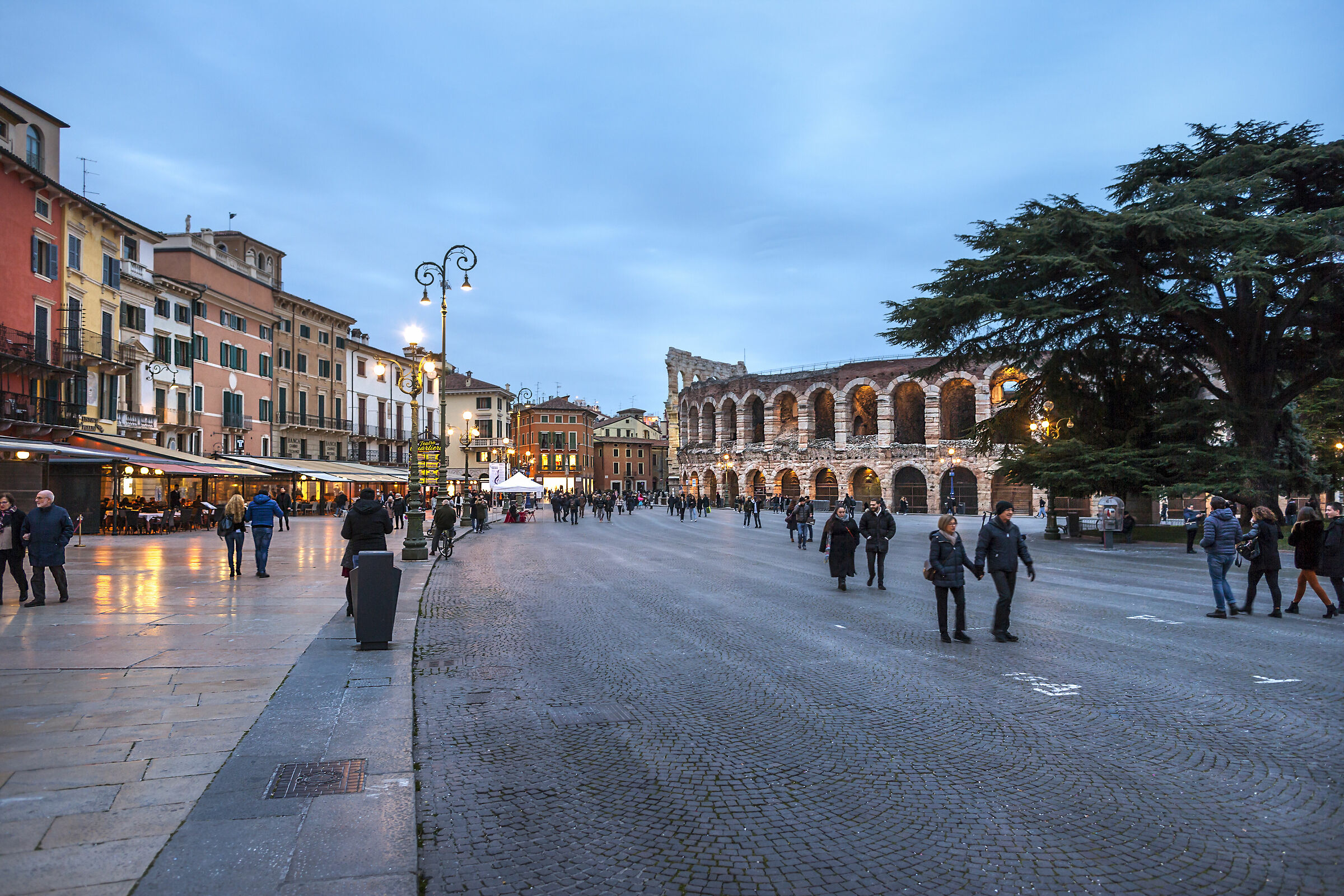 Walking through Verona