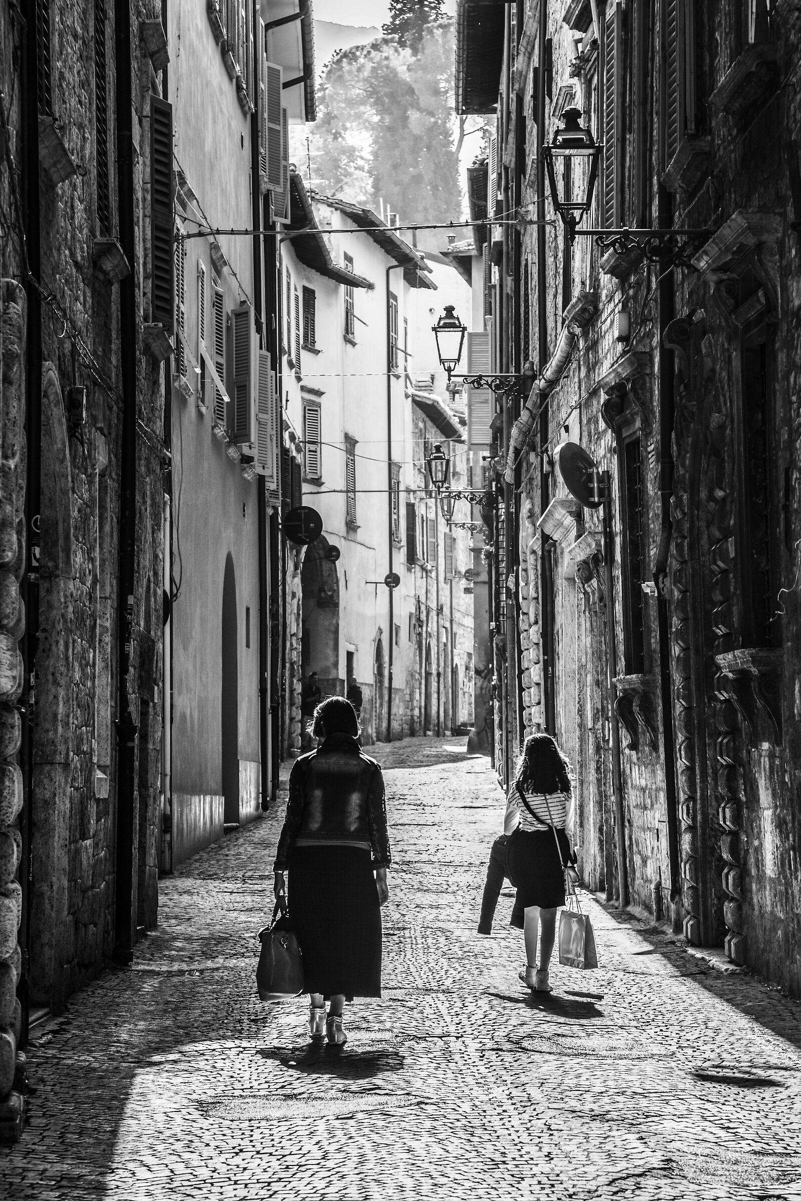 On the streets of Ascoli