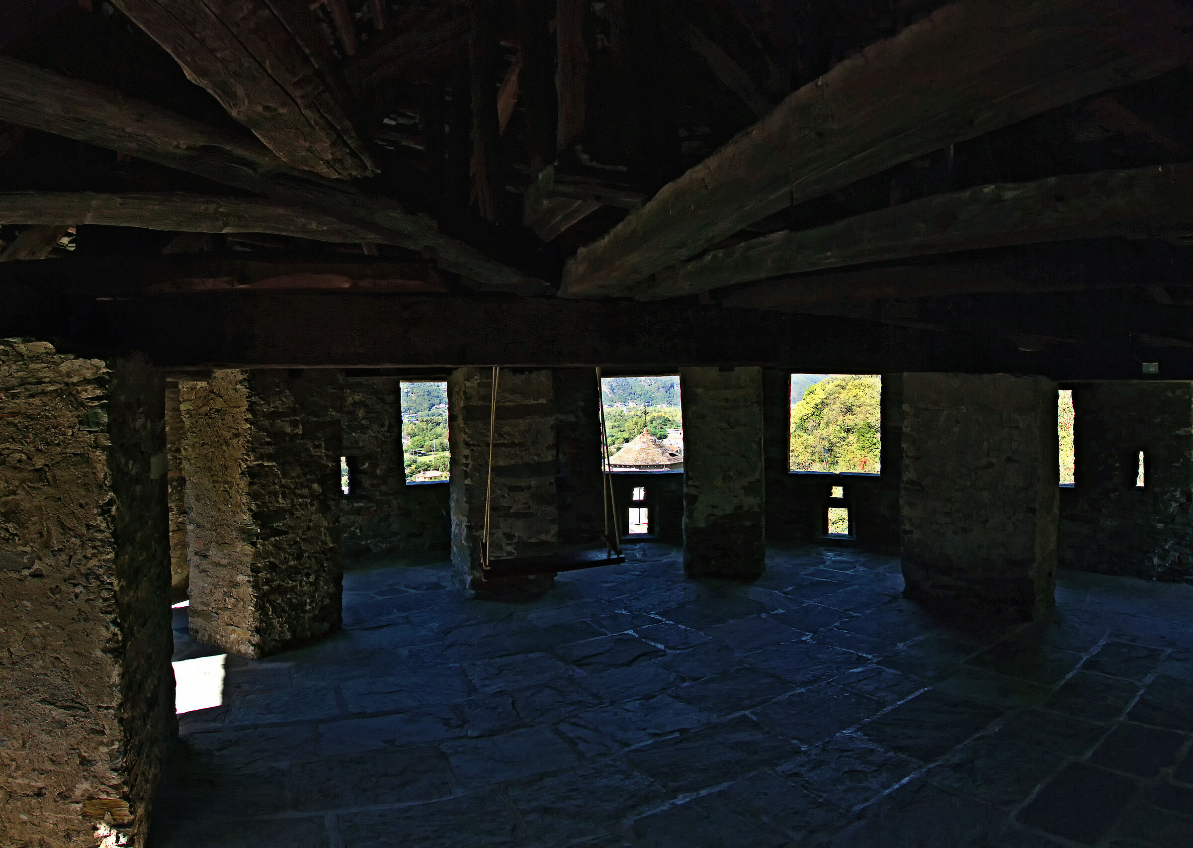 Interno della Torre del Cstello di Vogogna 2017 2020