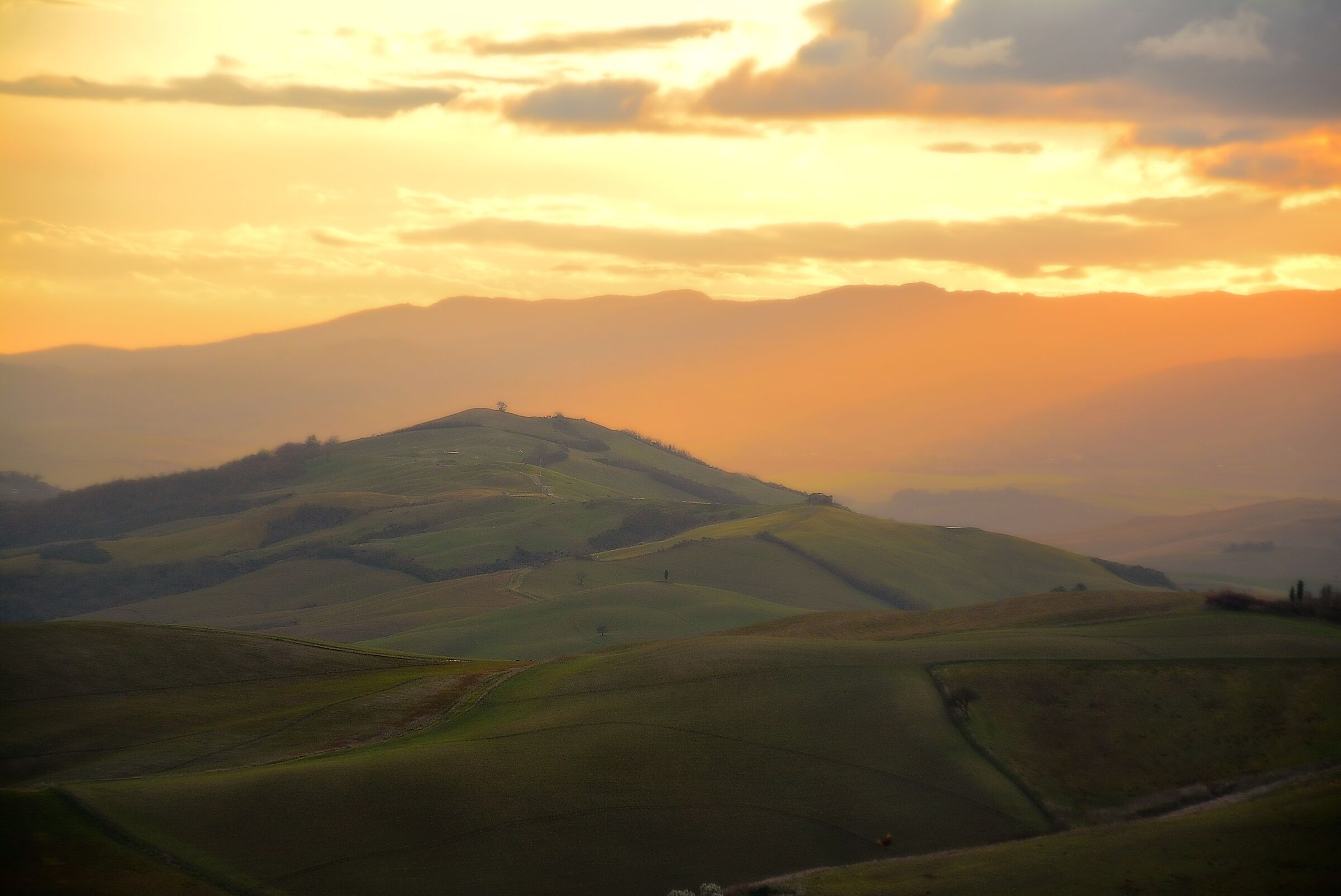 Colline dal belvedere di San Casciano