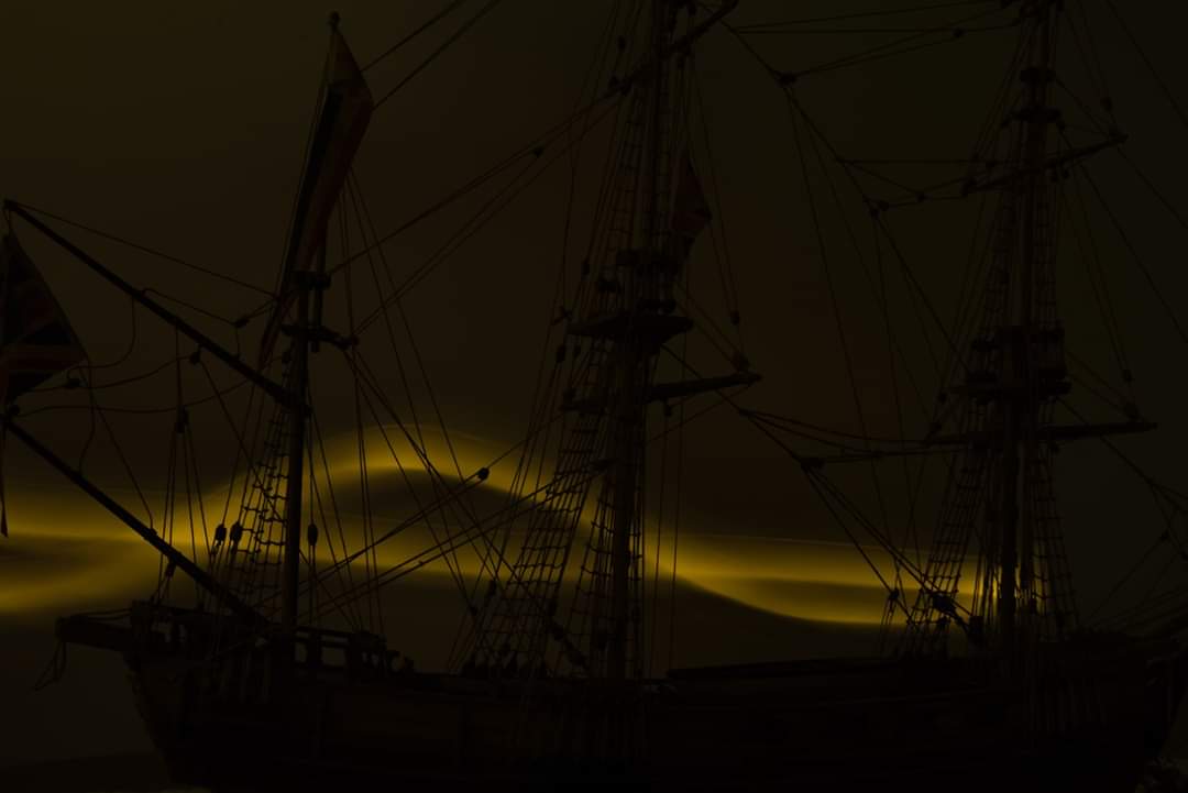 Aurora boreale improvvisata