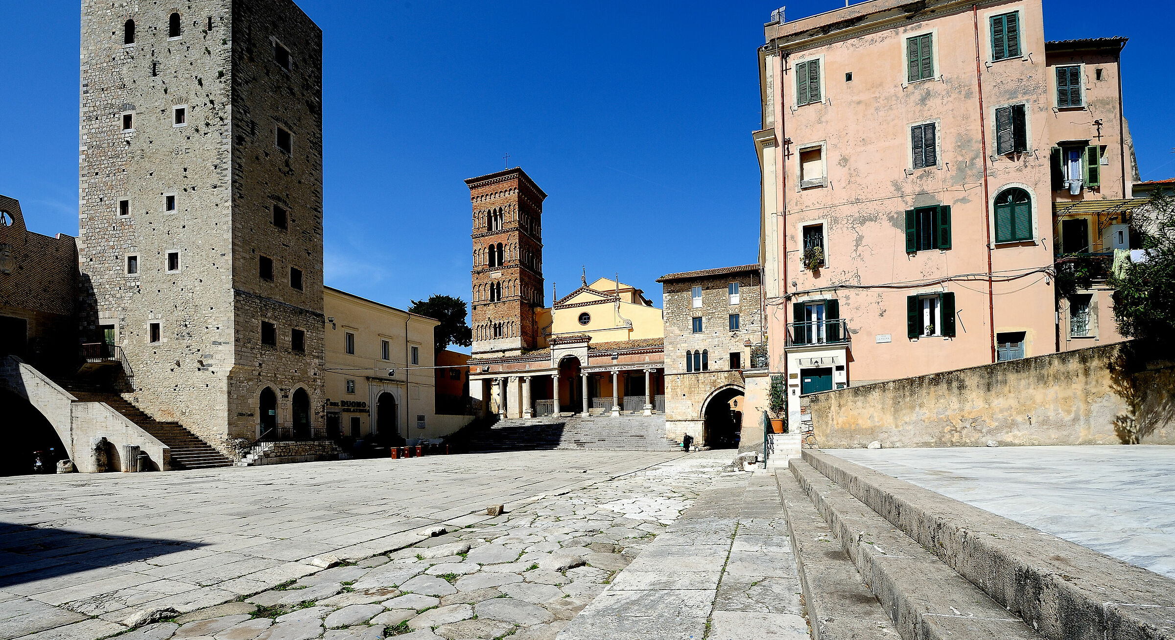 Squares of Italy-Terracina (Lt), Town Hall Square