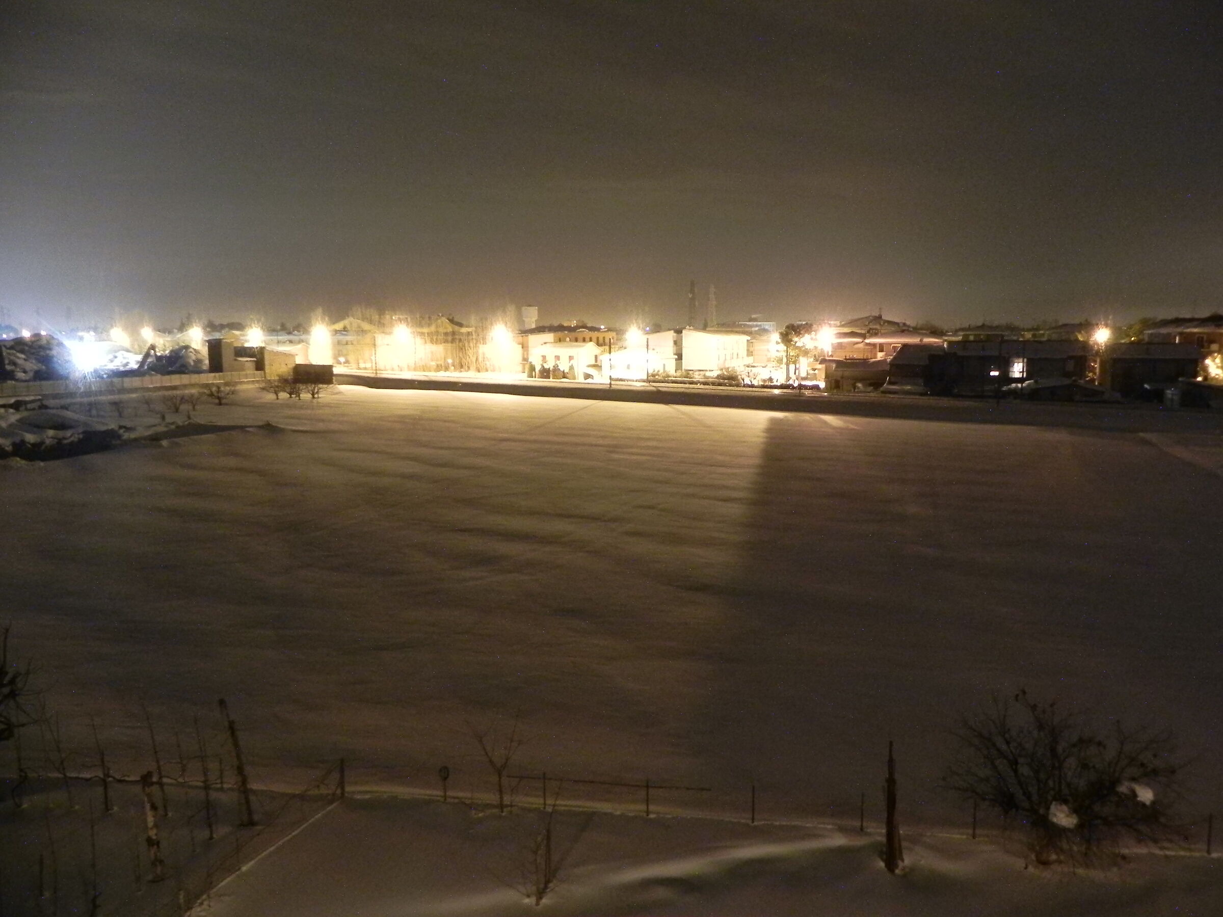 La notte dopo la nevicata