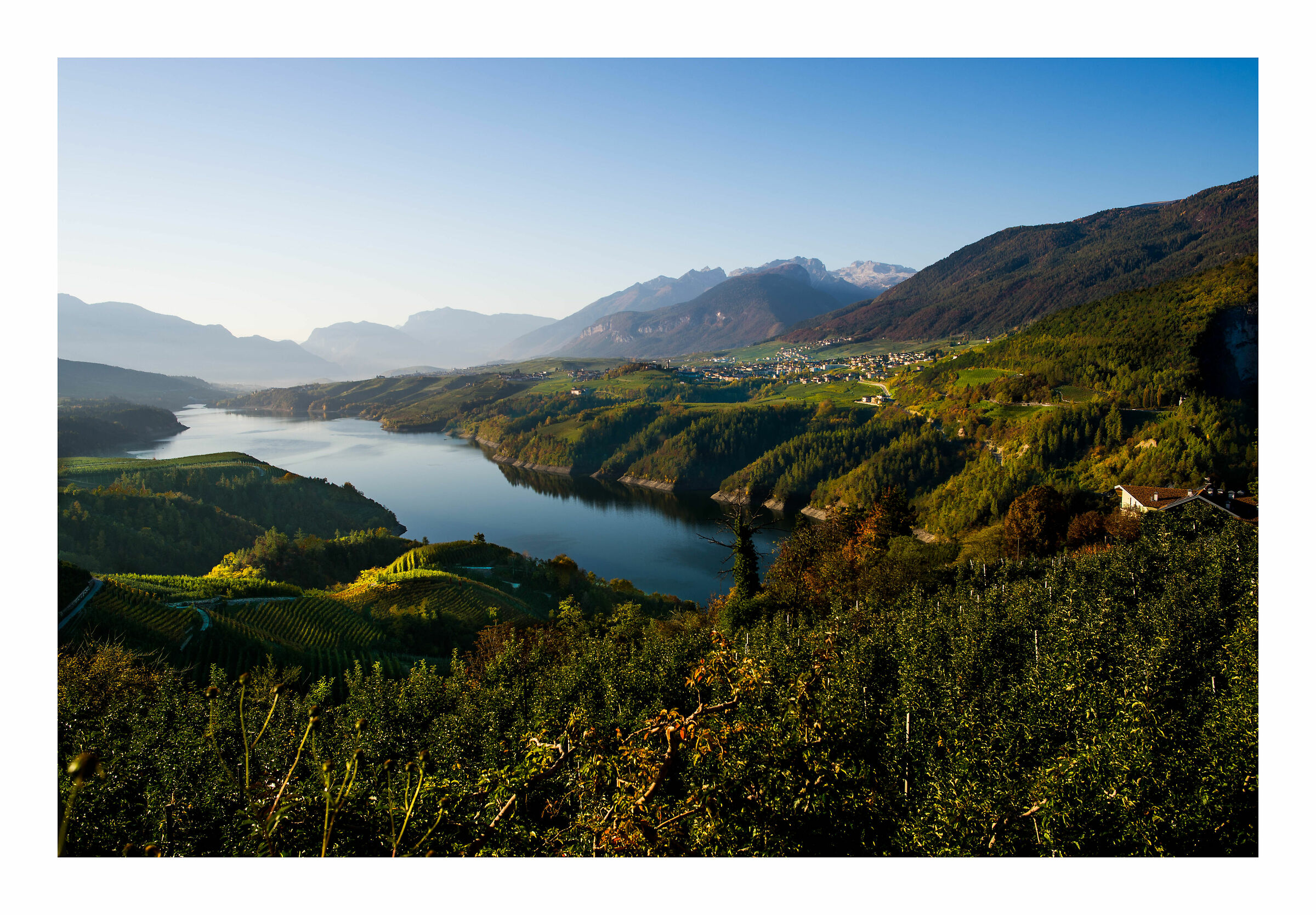 Val di Non, Lago di Santa Giustina TN.