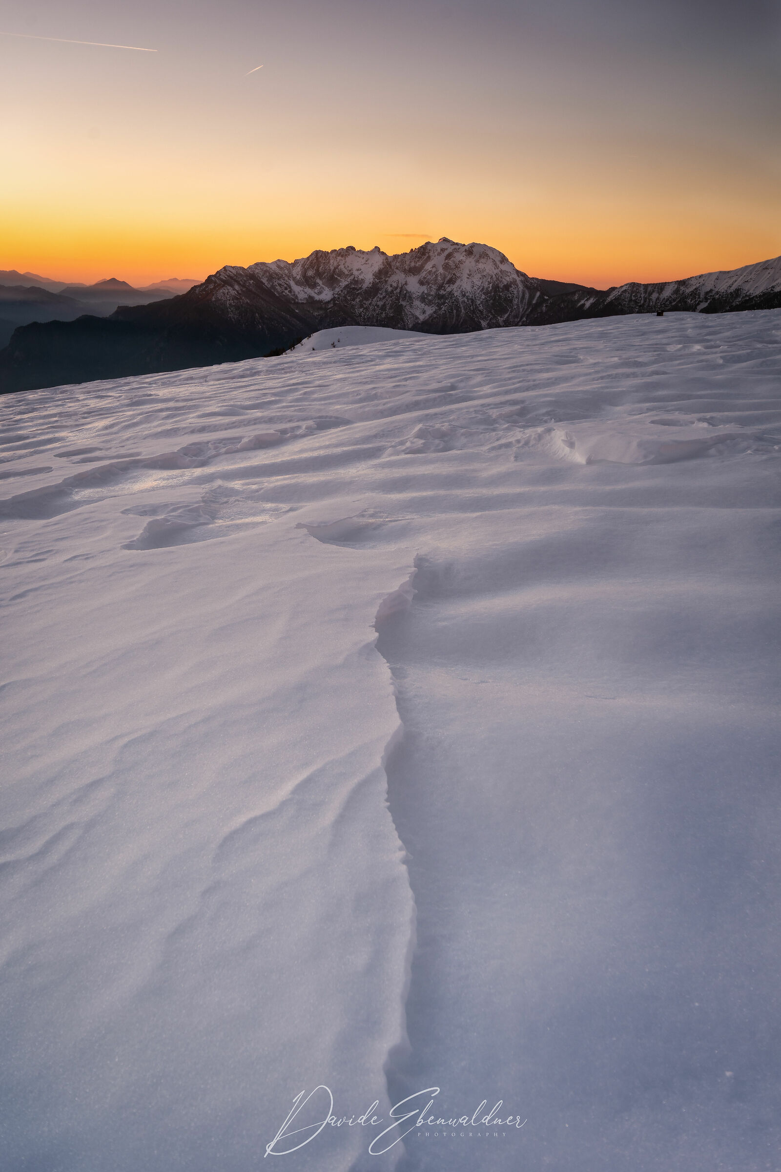 Alba invernale ai Piani dell'Avaro