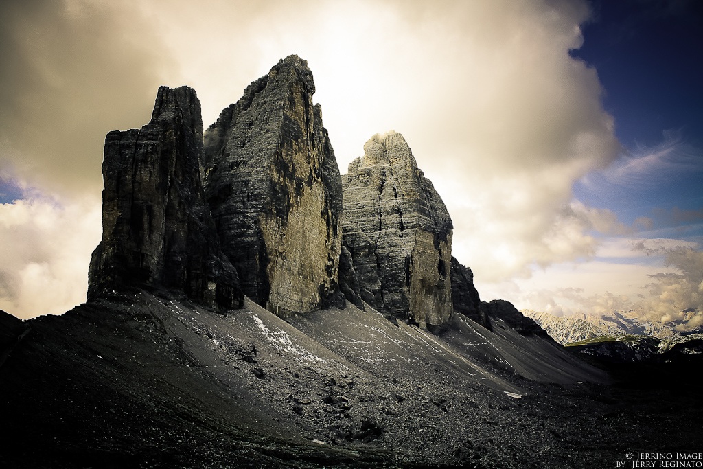 Three peaks of lavaredo