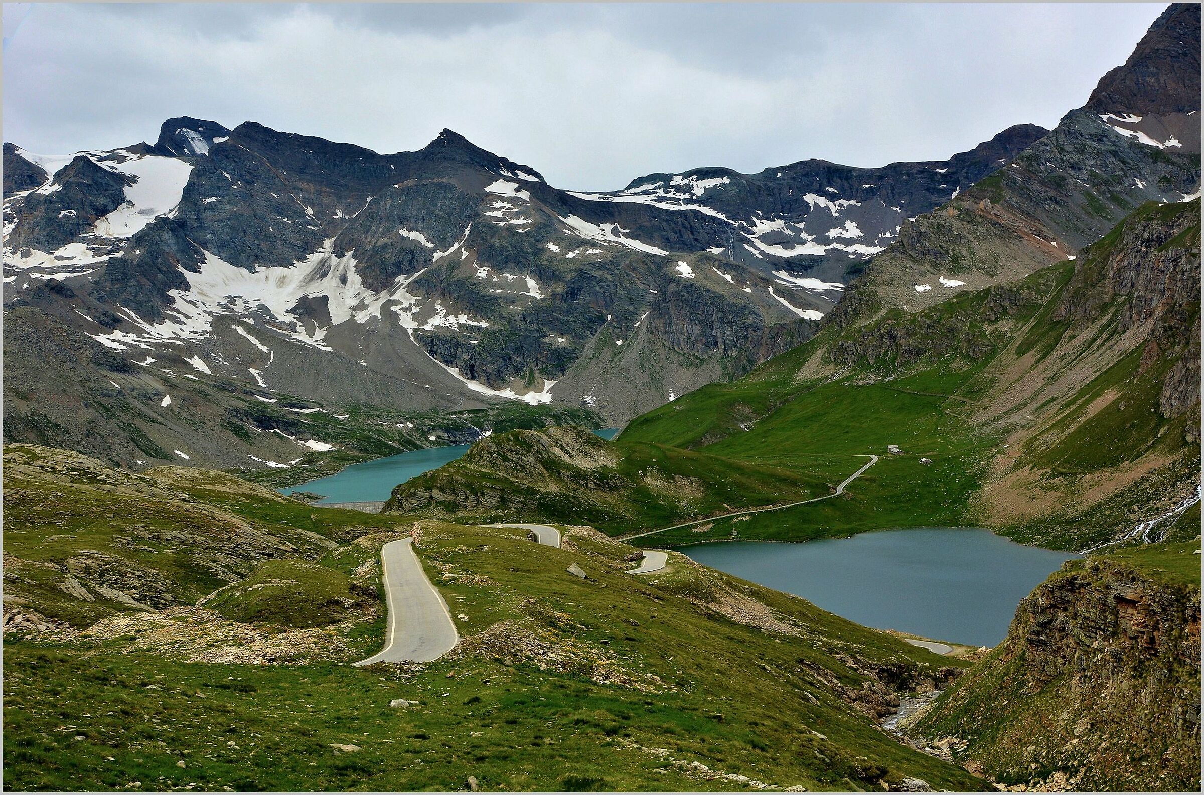 Up there in the mountains...