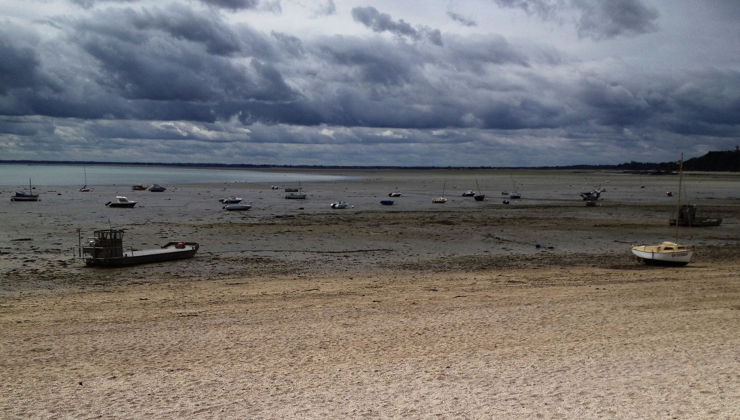 Cancale Bretagna bassa marea