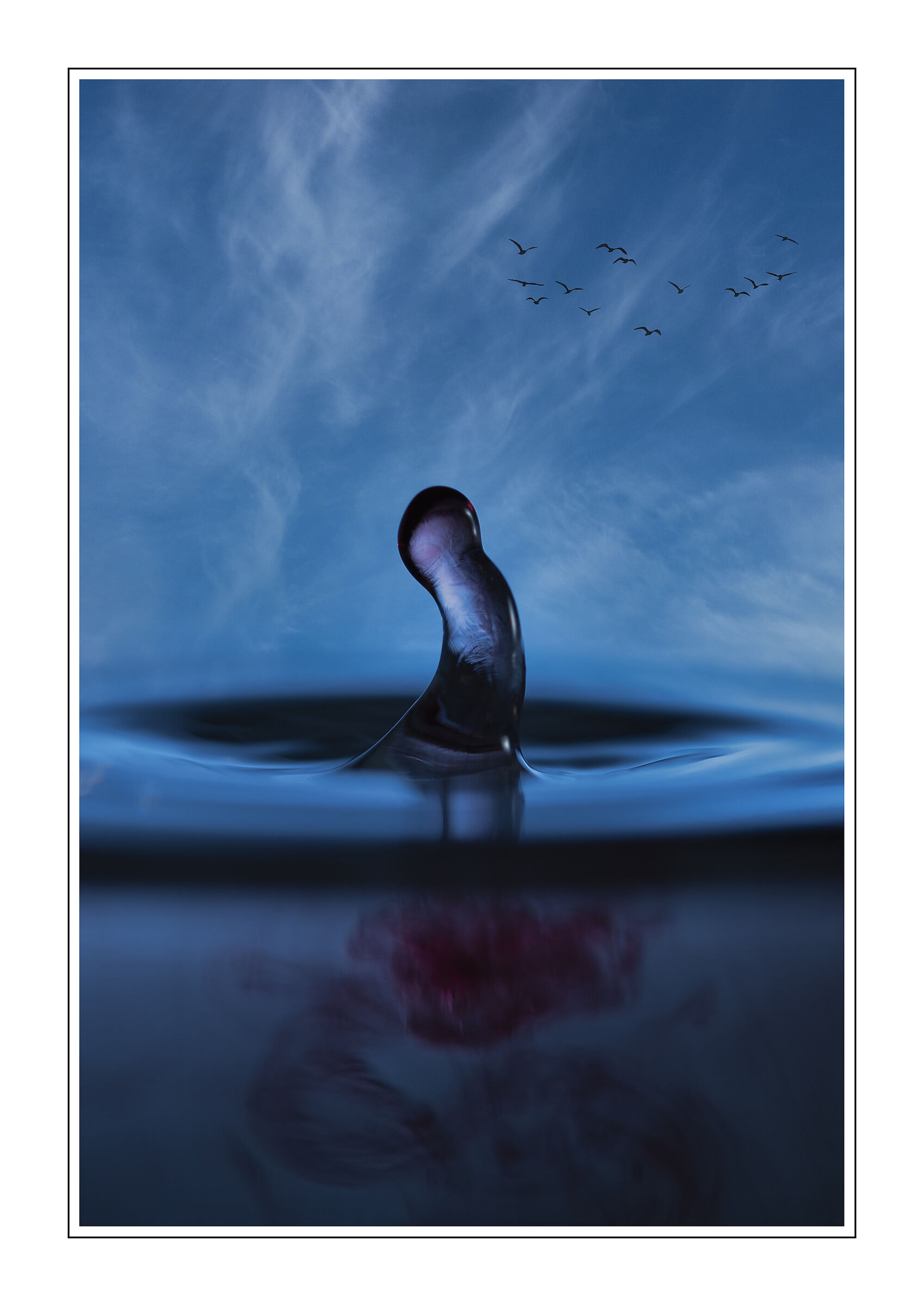 giocando con le gocce ... in casa