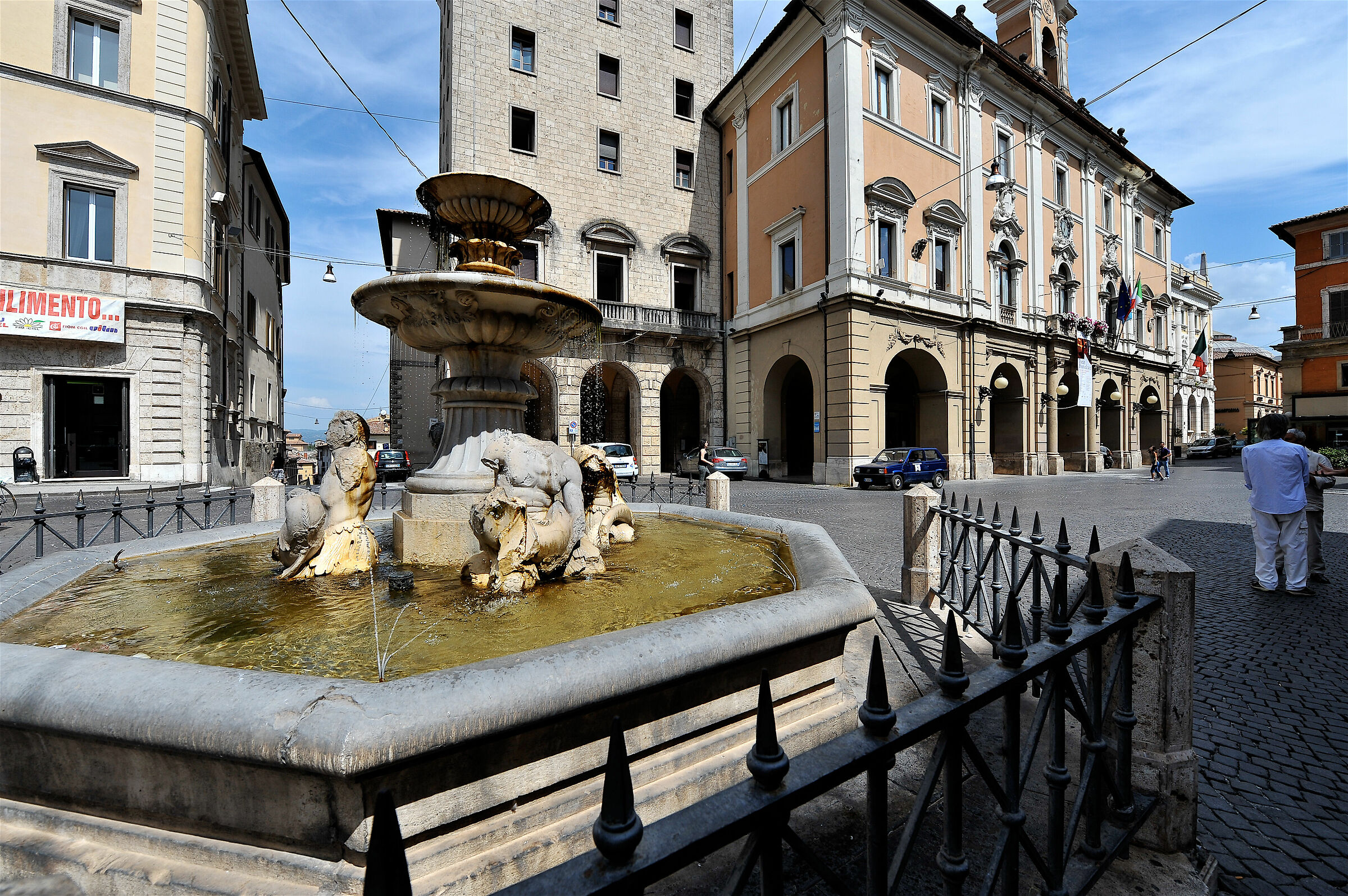 Squares of Italy-Rieti,Piazza Vittorio Emanuele 2nd