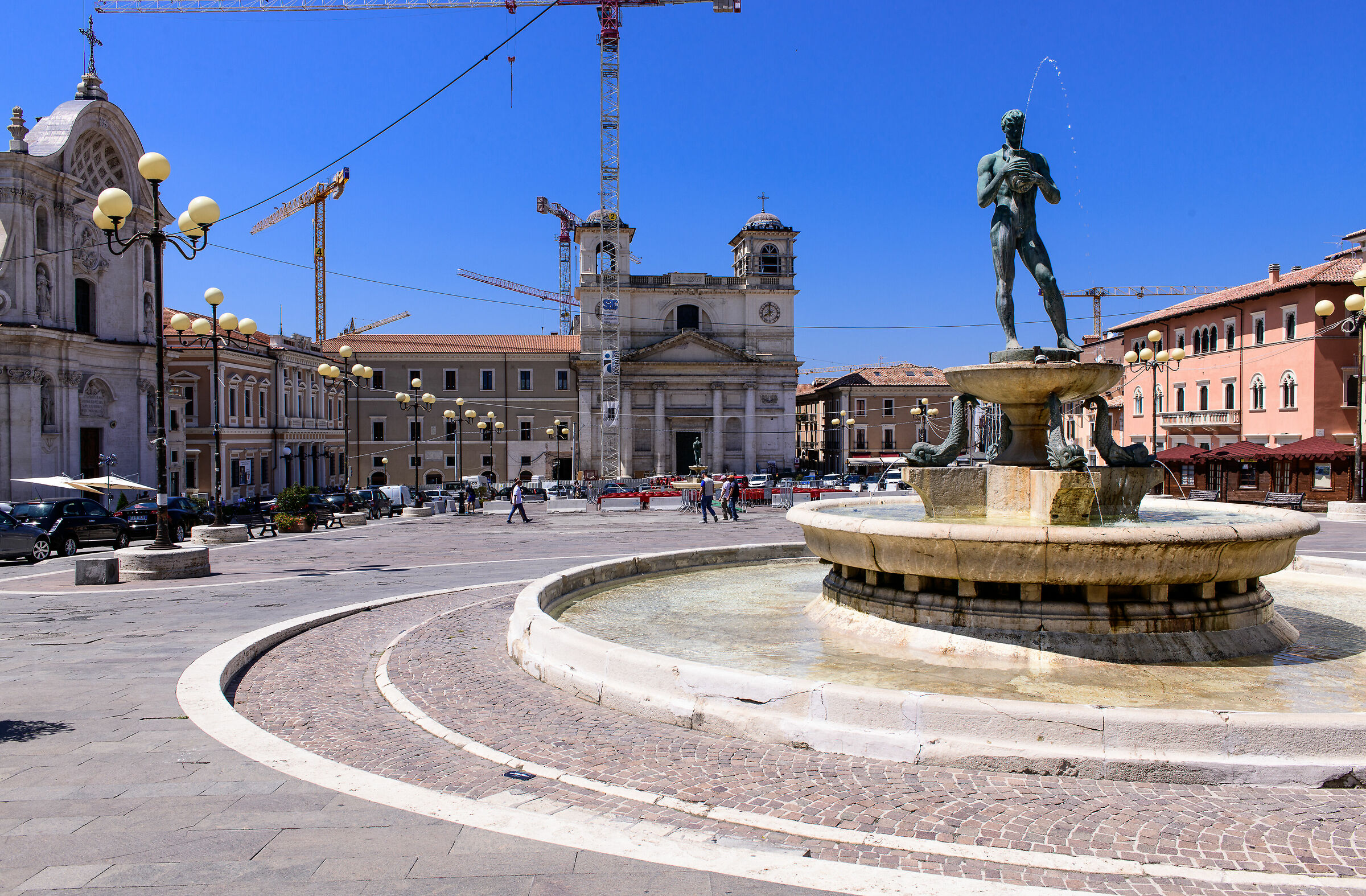 Squares of Italy-Aquila, Piazza del Duomo