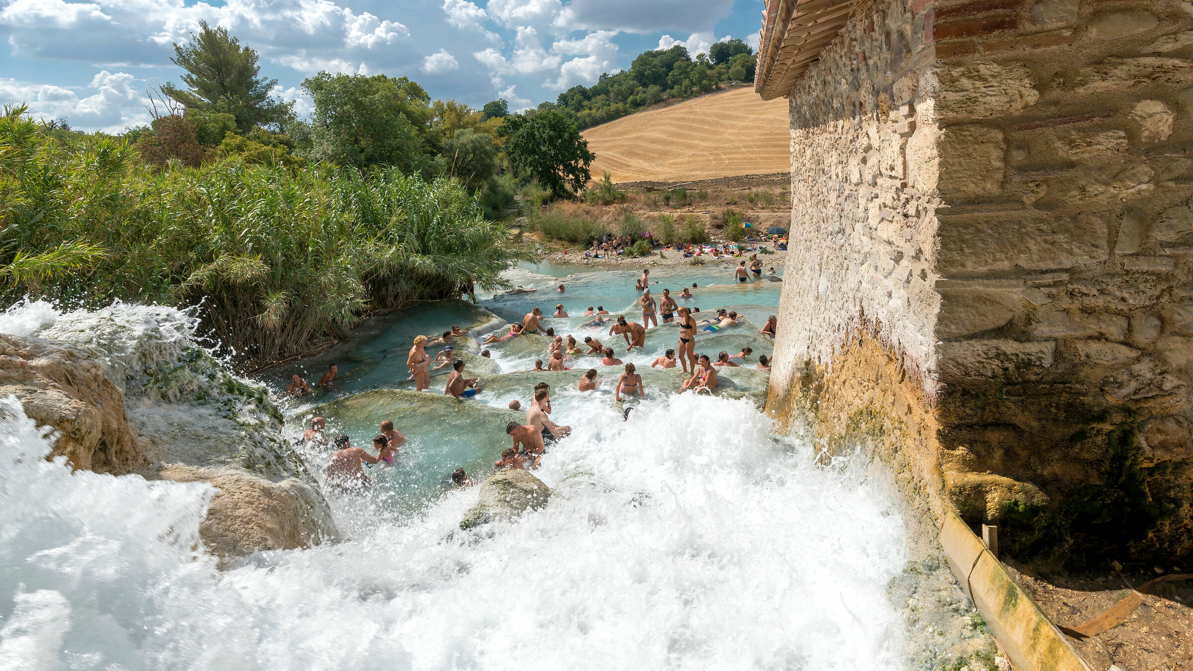 Terme di Saturnia - la discesa