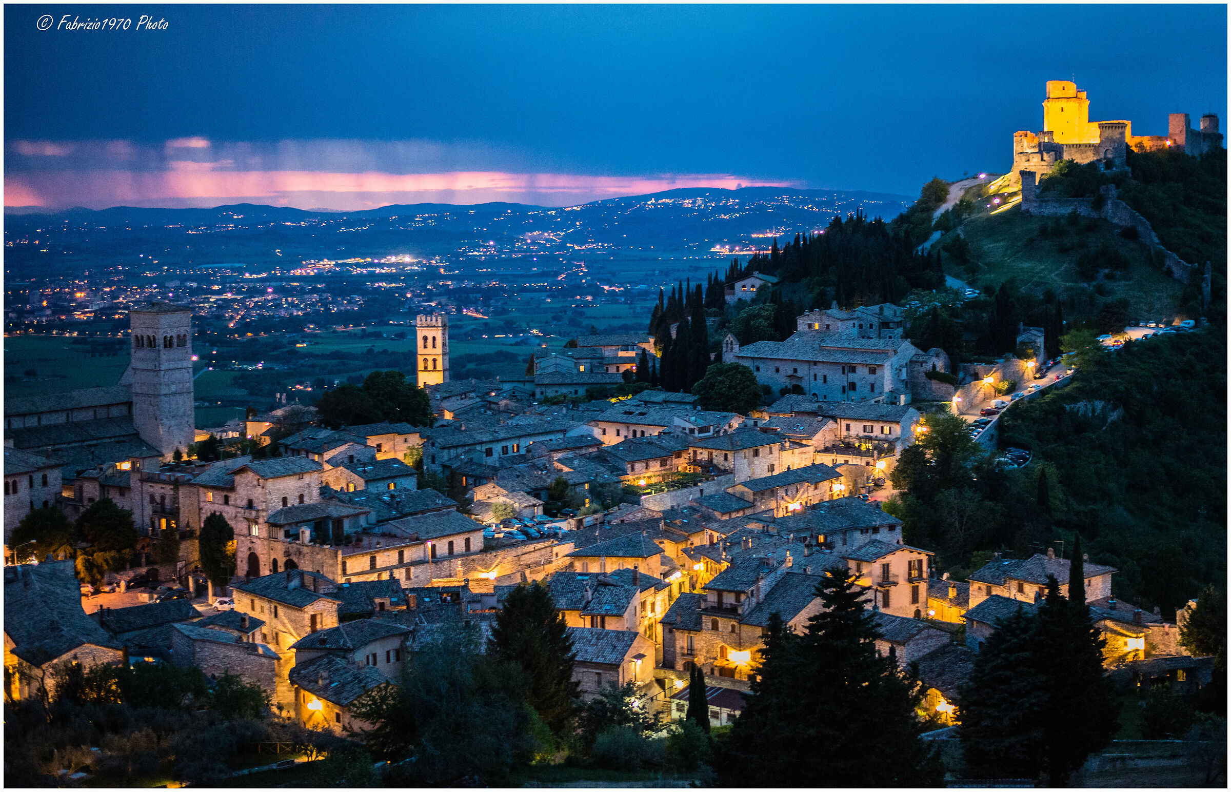 Assisi... At night..