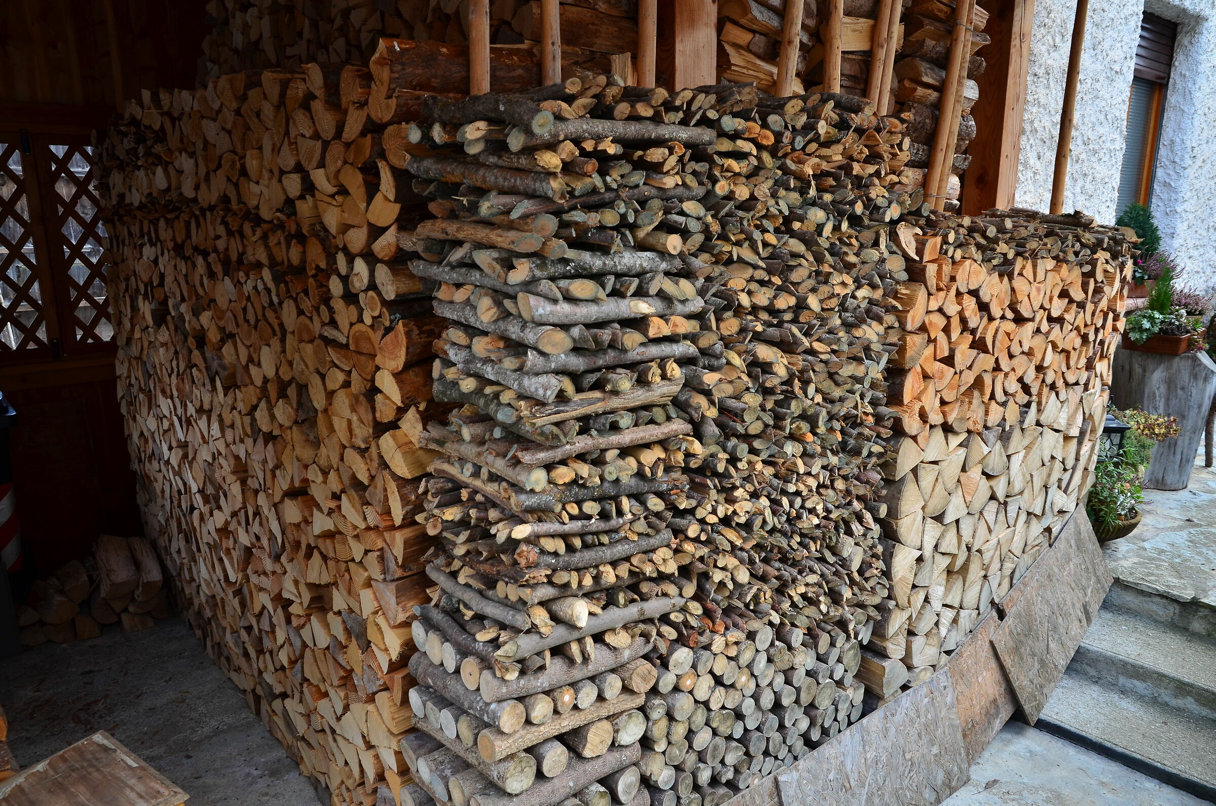 Meticolosa pazienza per la preziosa legna