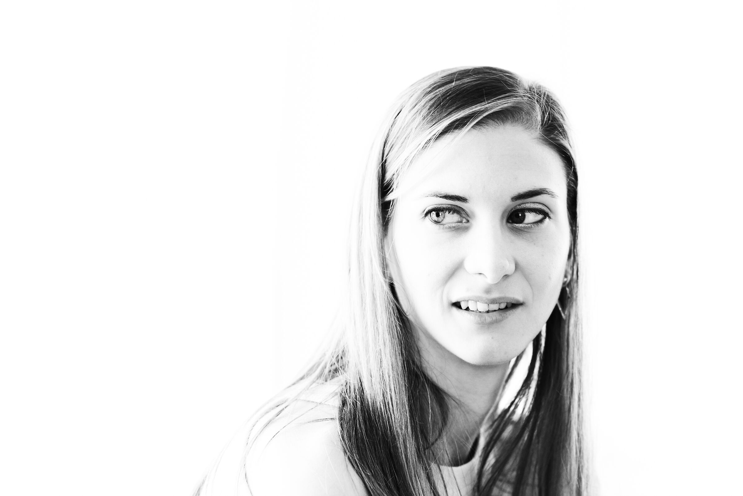 Carolina in bianco e nero