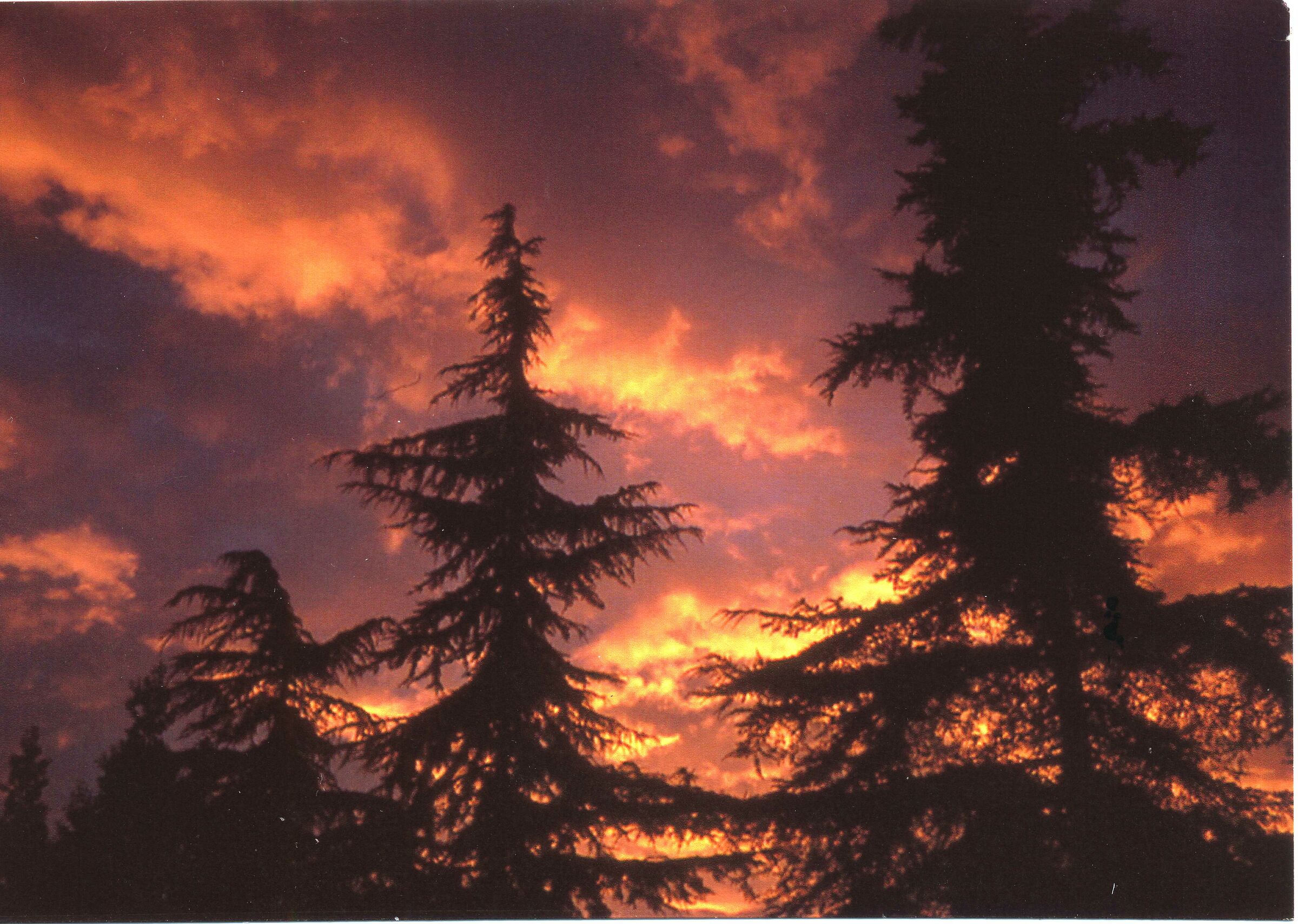 Tramonto dopo un temporale