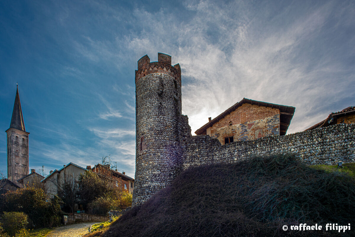 The Ricetto and the bell tower of St. Mary Major
