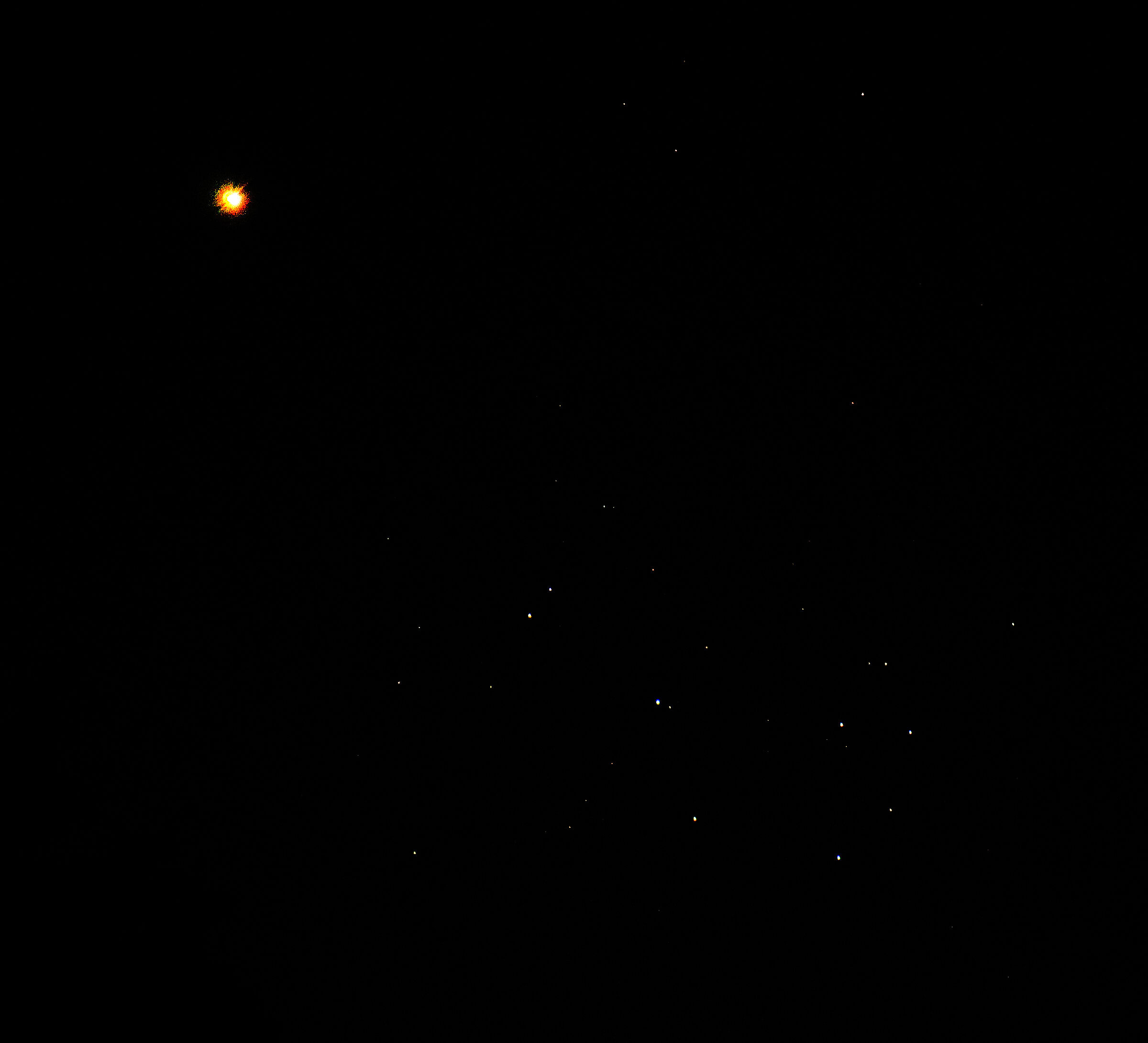 Venus meets the Pleiades