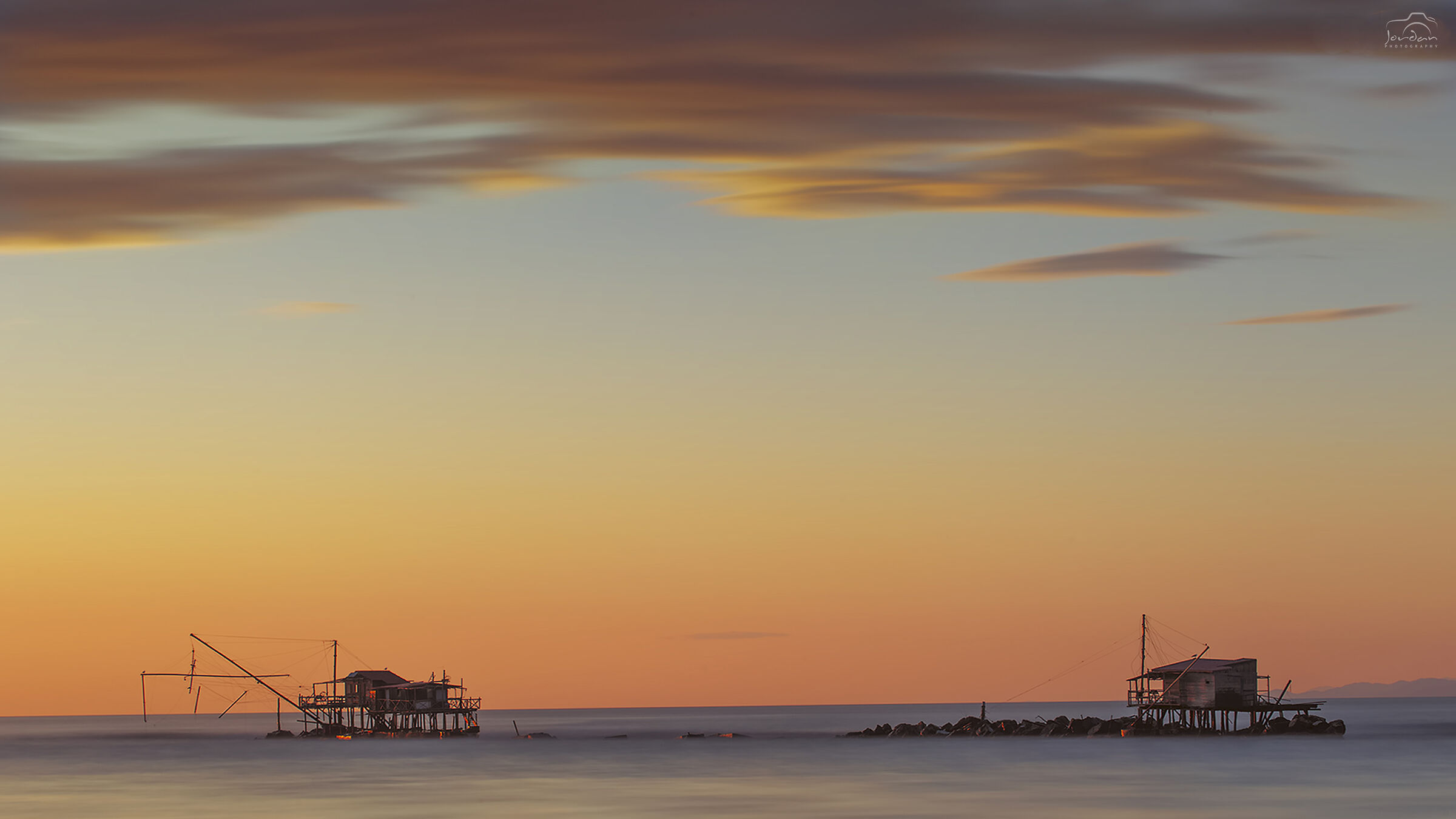 Tramonto a Bocca d'Arno