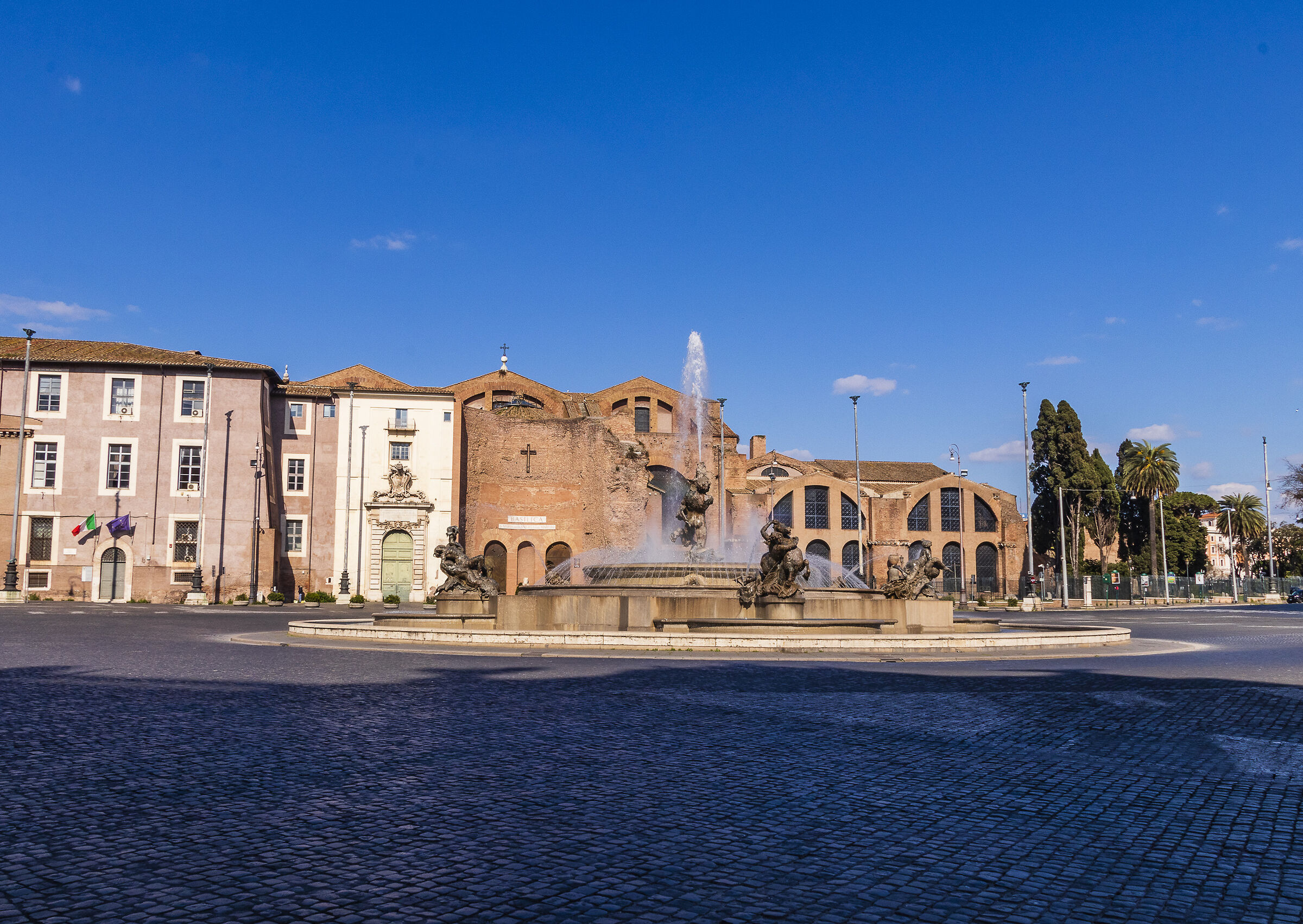 Empty Republic Square