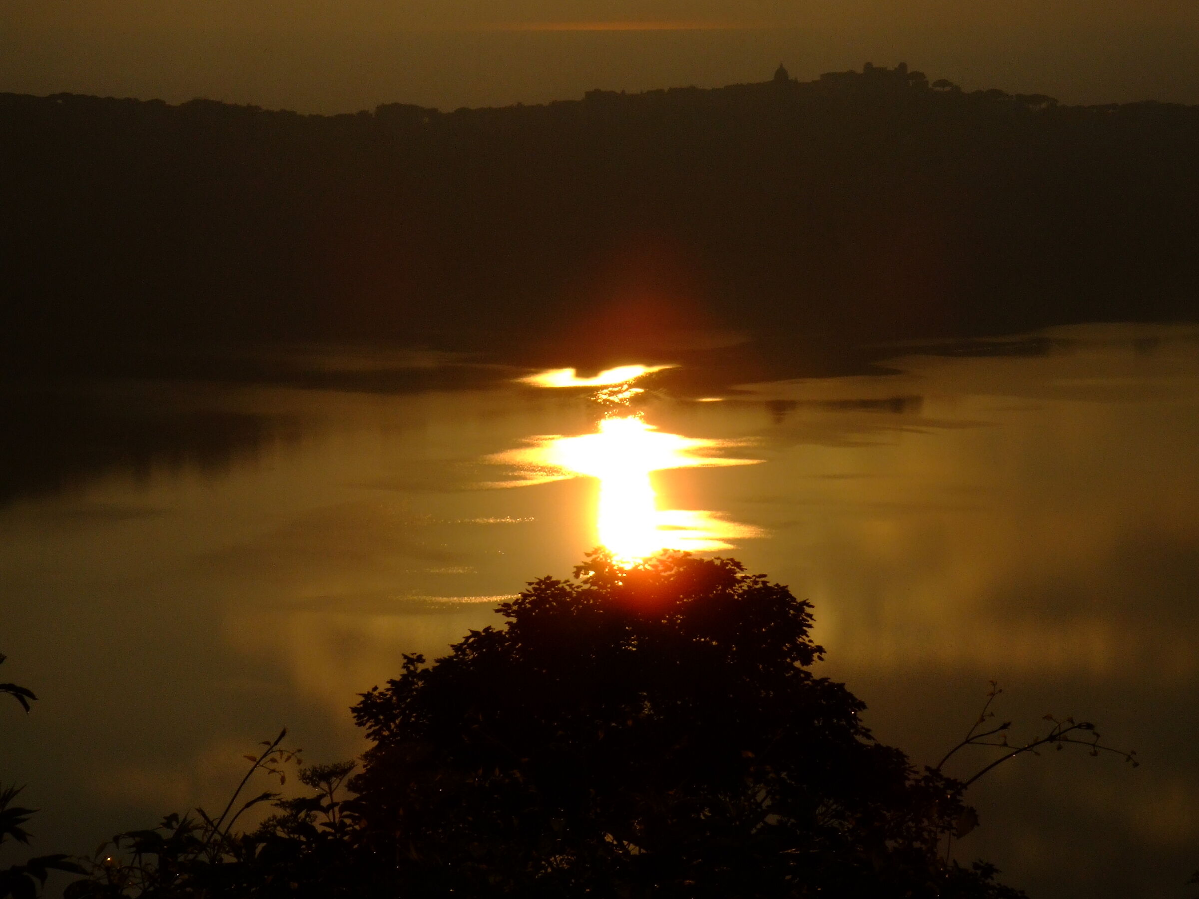 Sunset over Lake Albano 2