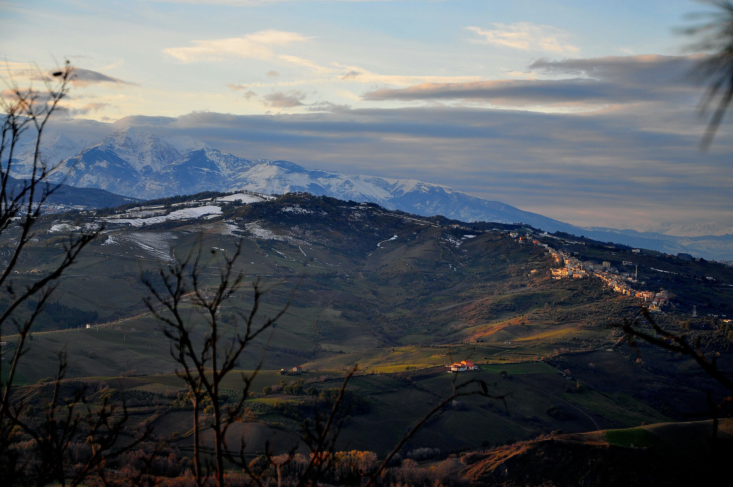 Tramonto su Casalanguida