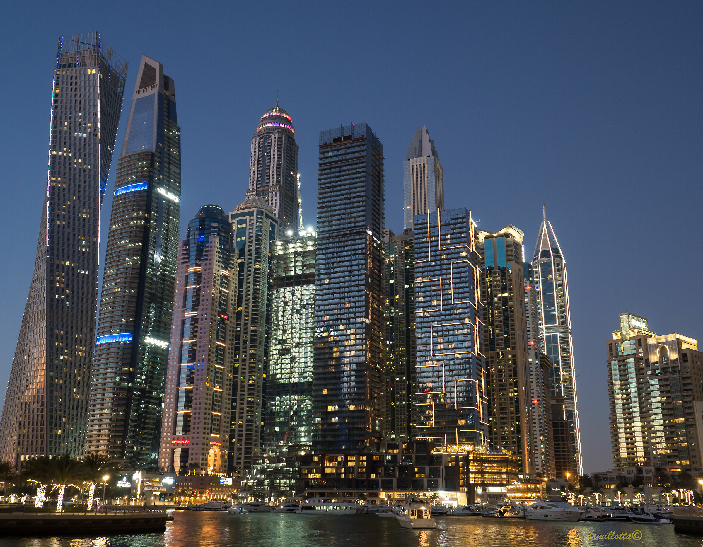 Dubai Marina 3 skyline