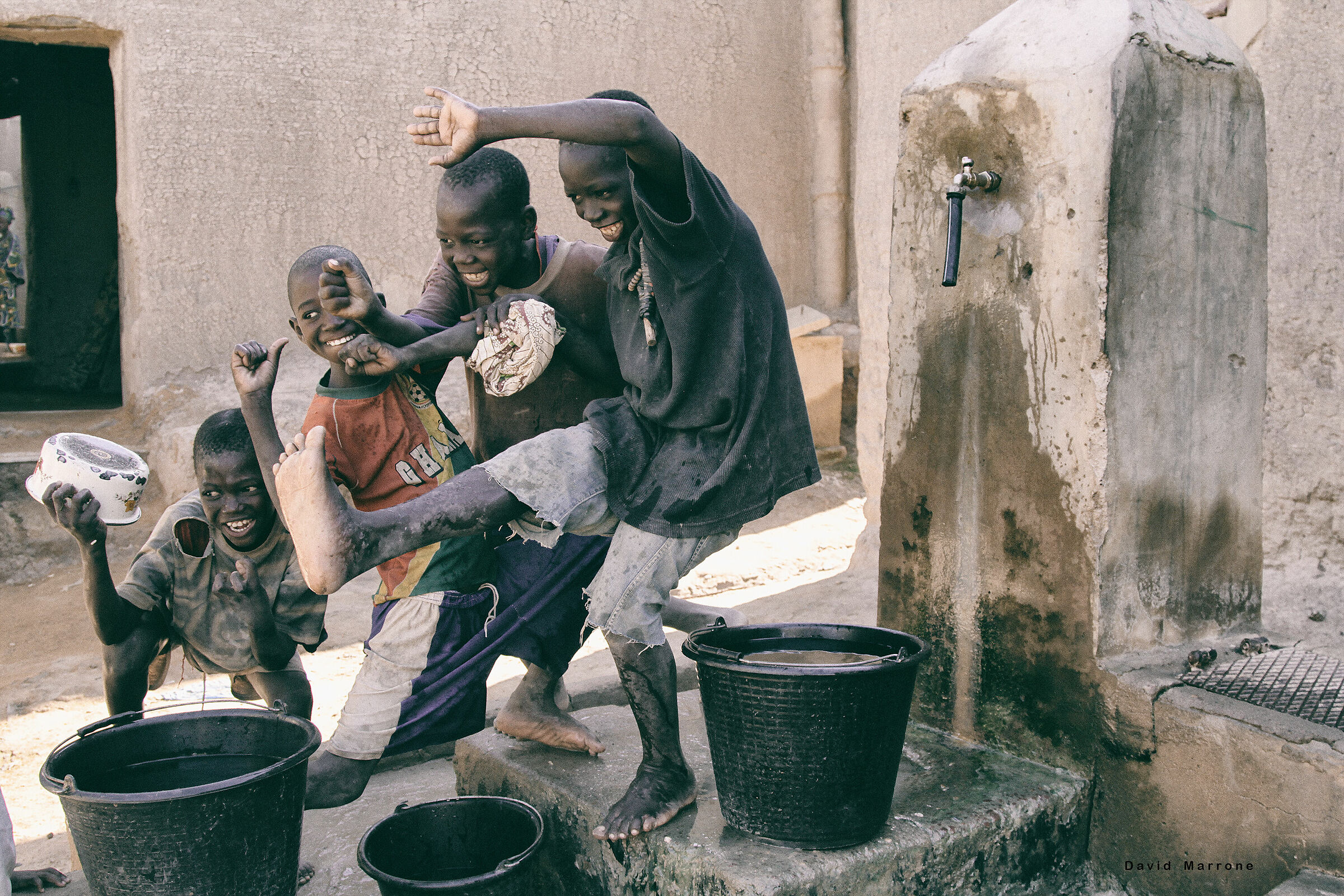 Games at the fountain