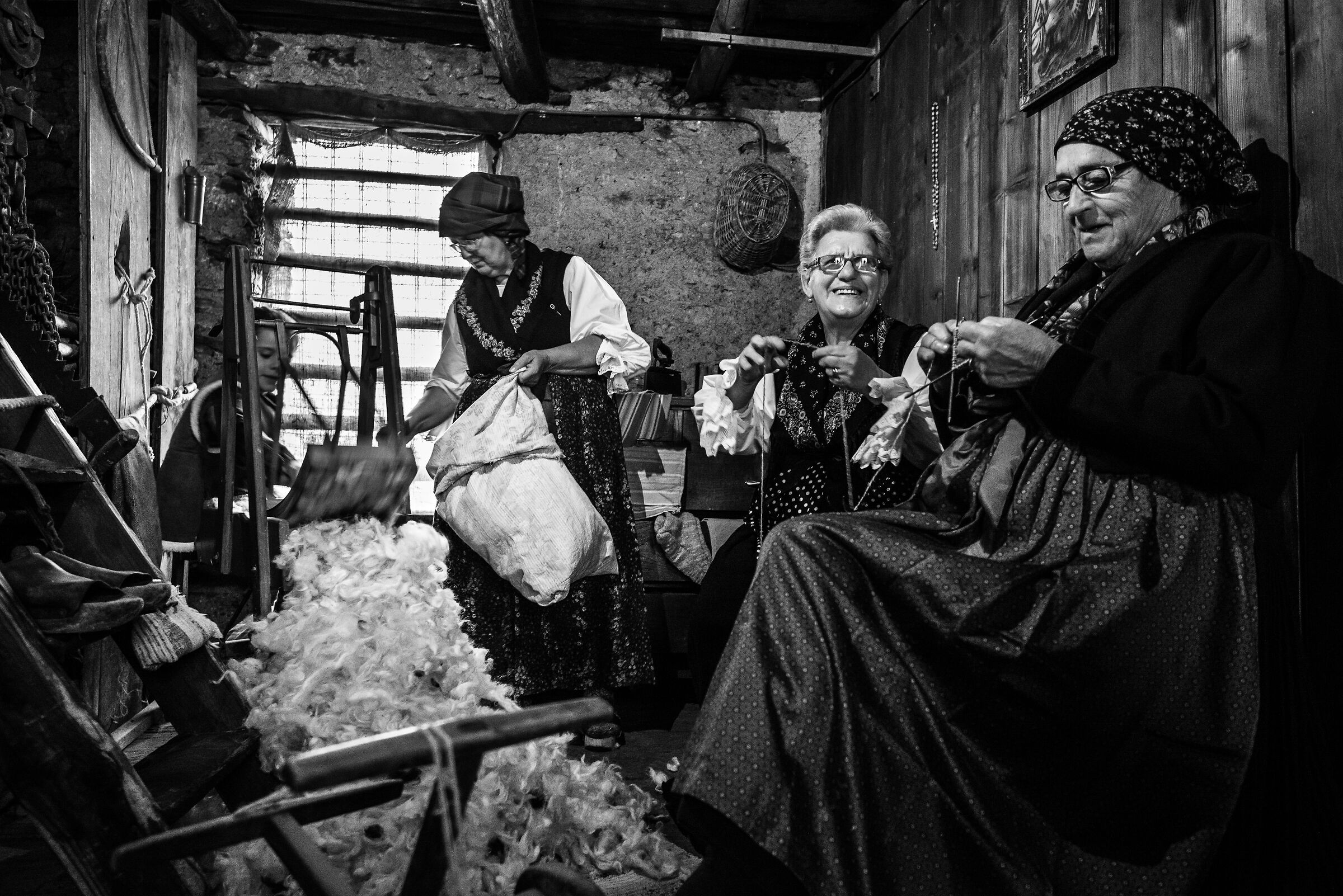 Un mucchietto di lana