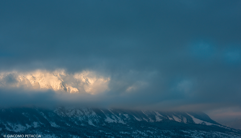 the giant in the clouds