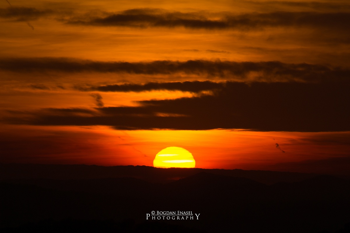Tramonto dal monte razzano