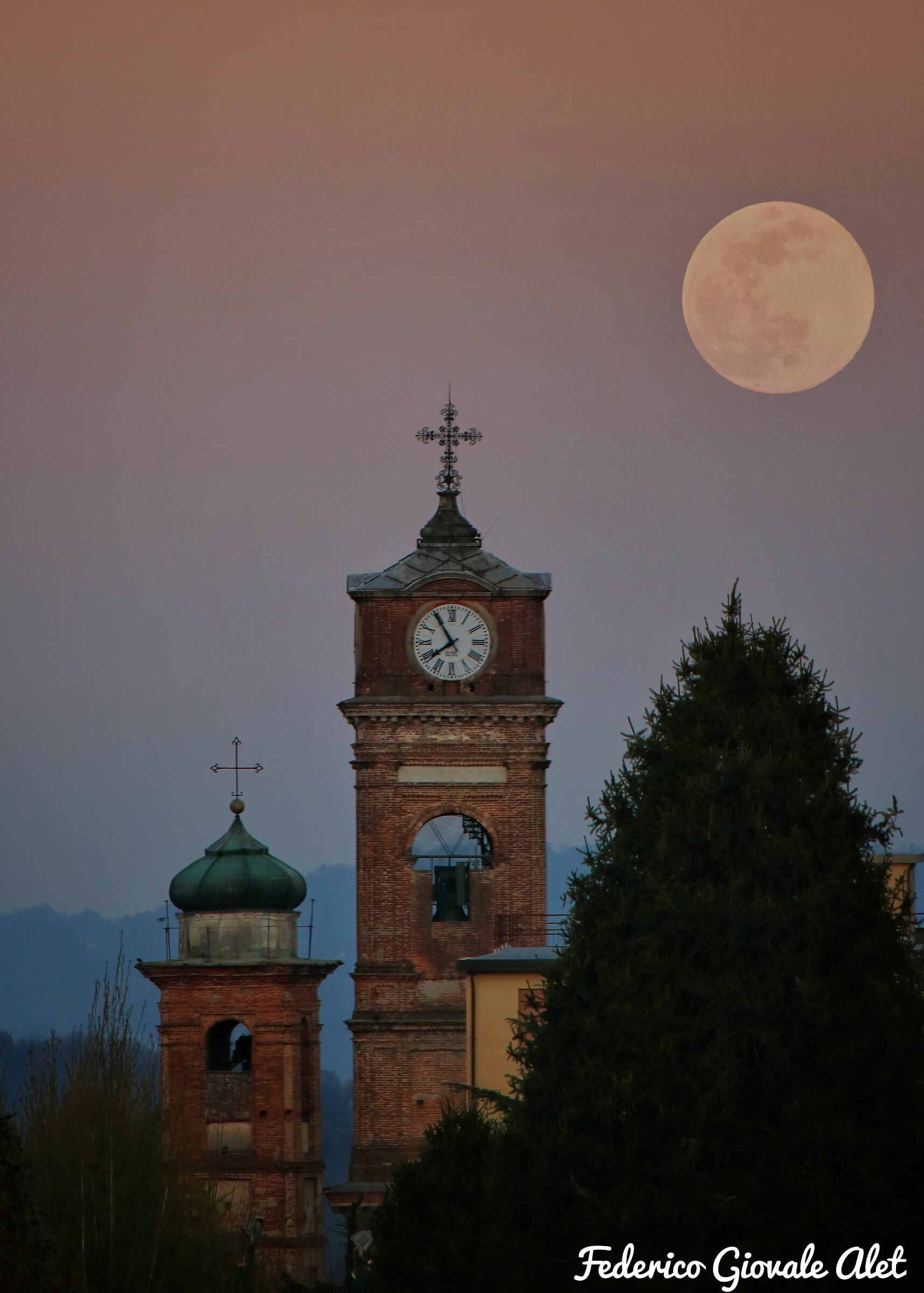 April Supermoon on Giaveno