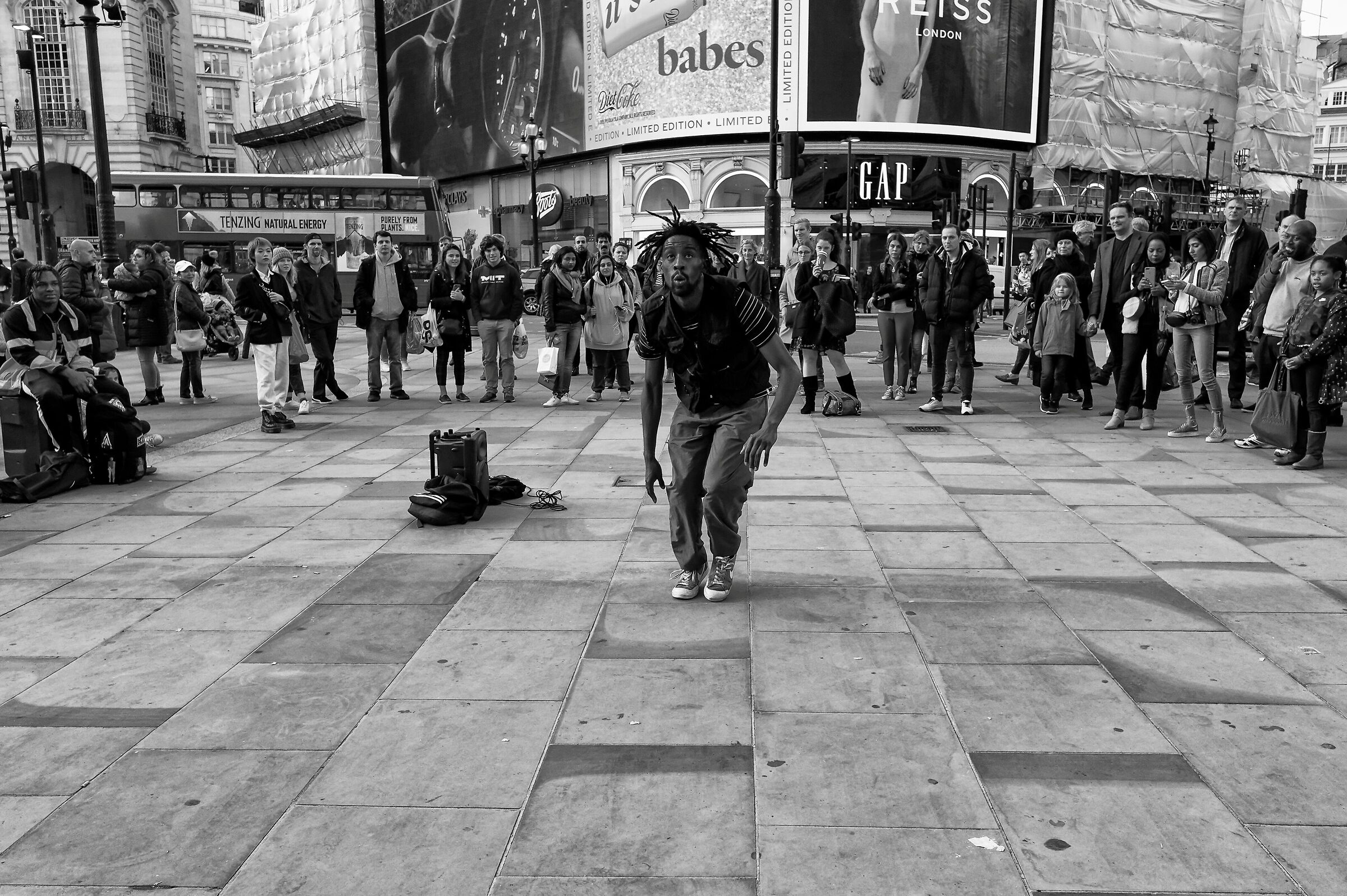 Saturday afternoon in Piccadilly Circus