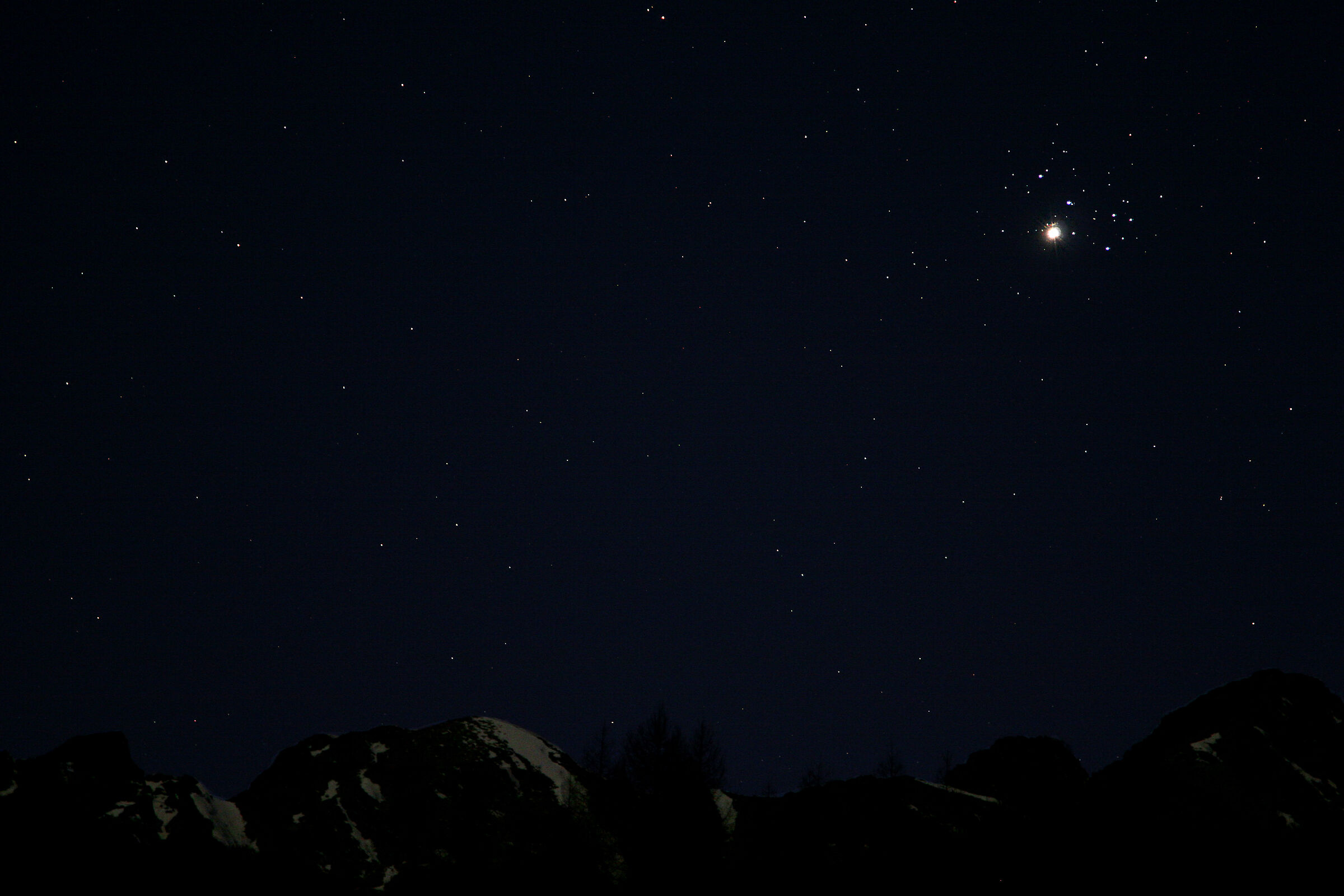 Venere nelle Pleiadi