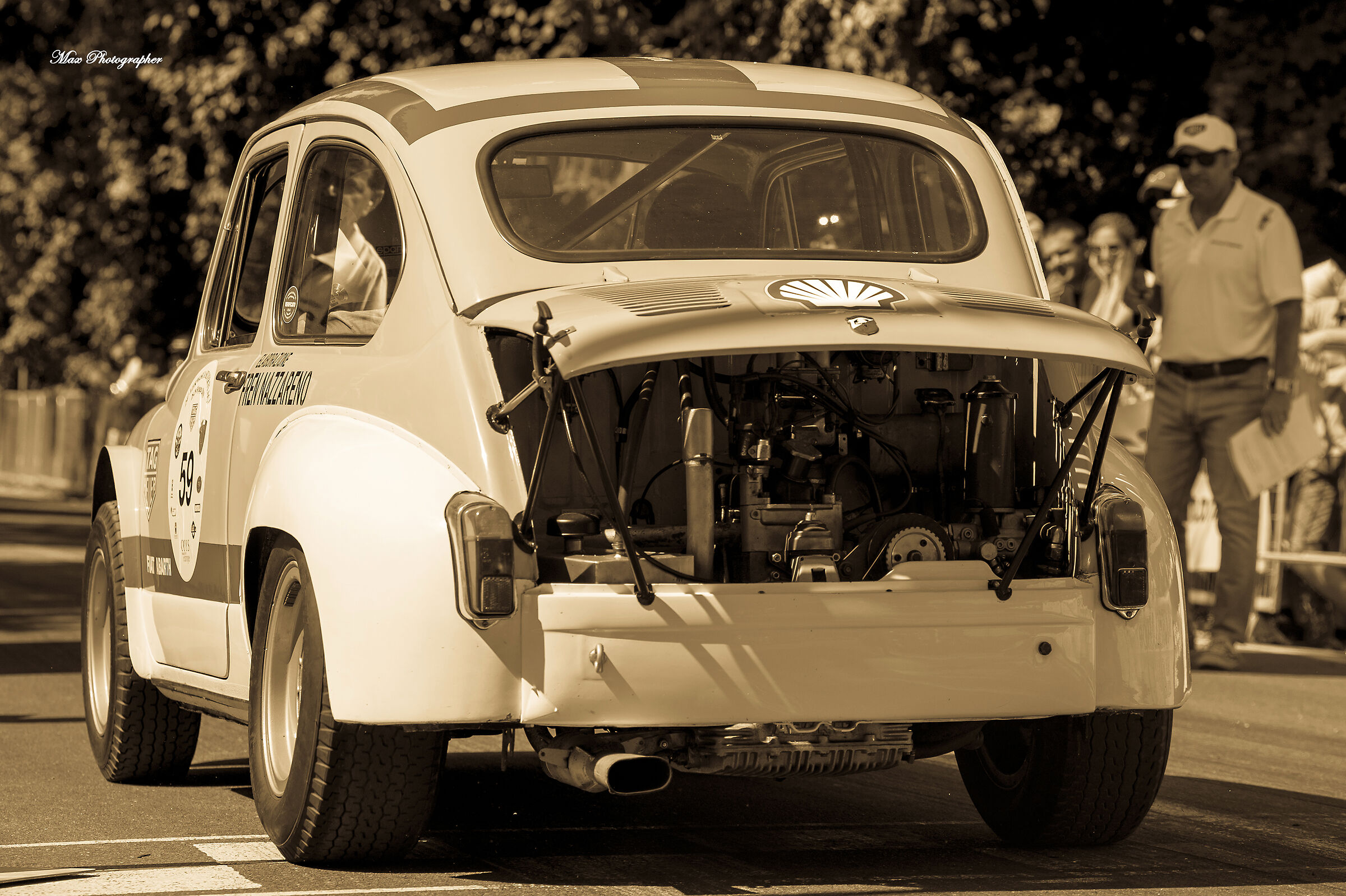 ABARTH 850 ZAGATO RECORD MONZA 1960